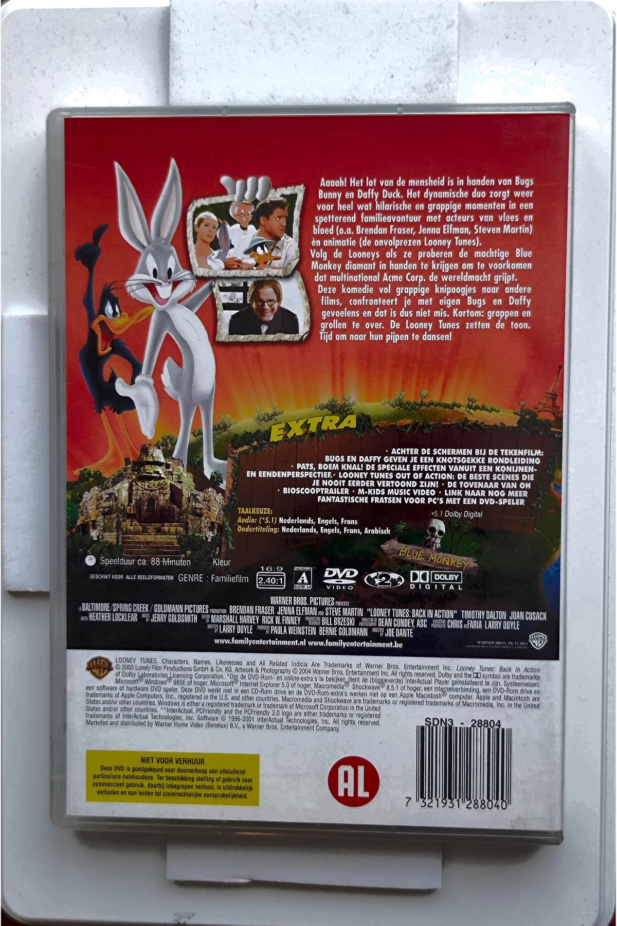 Looney Tunes: Back in Action - Achterkant