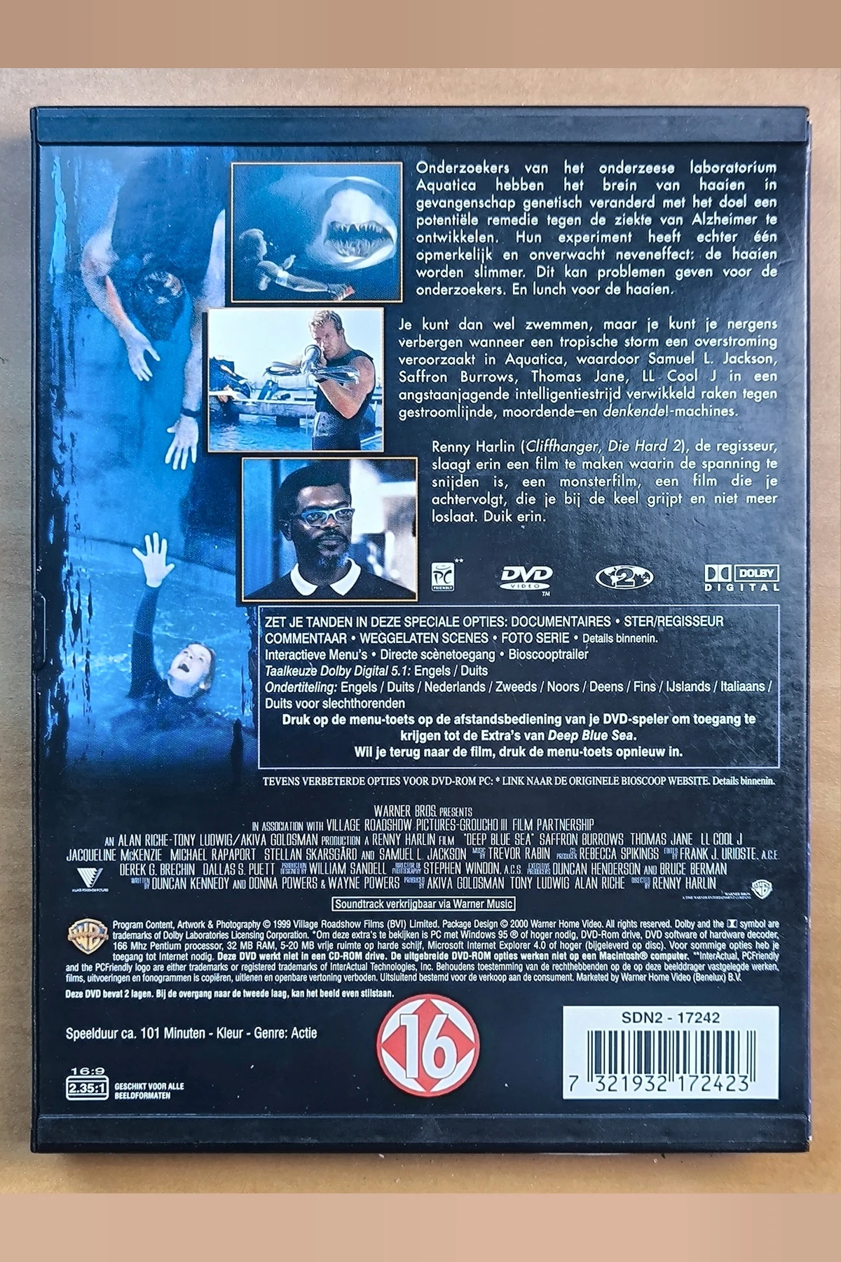 Deep Blue Sea - Achterkant