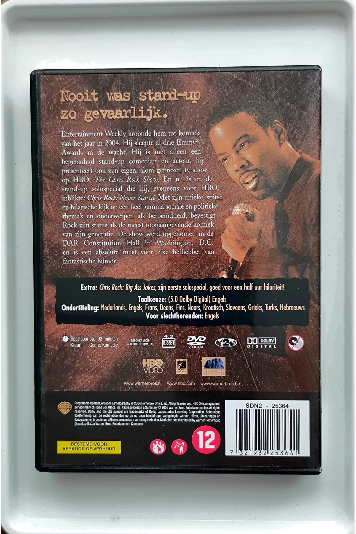 Chris Rock: Never Scared - Achterkant