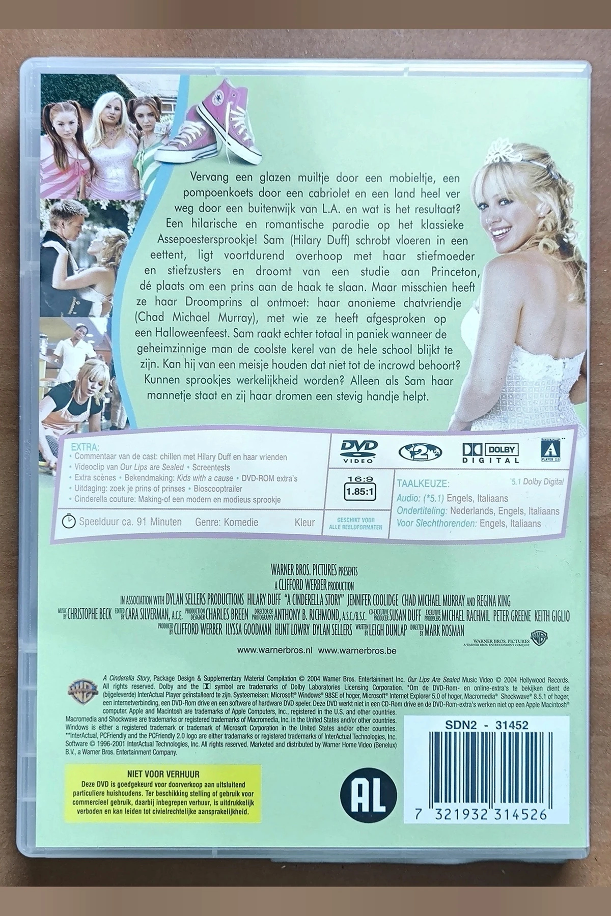 A Cinderella Story - Achterkant