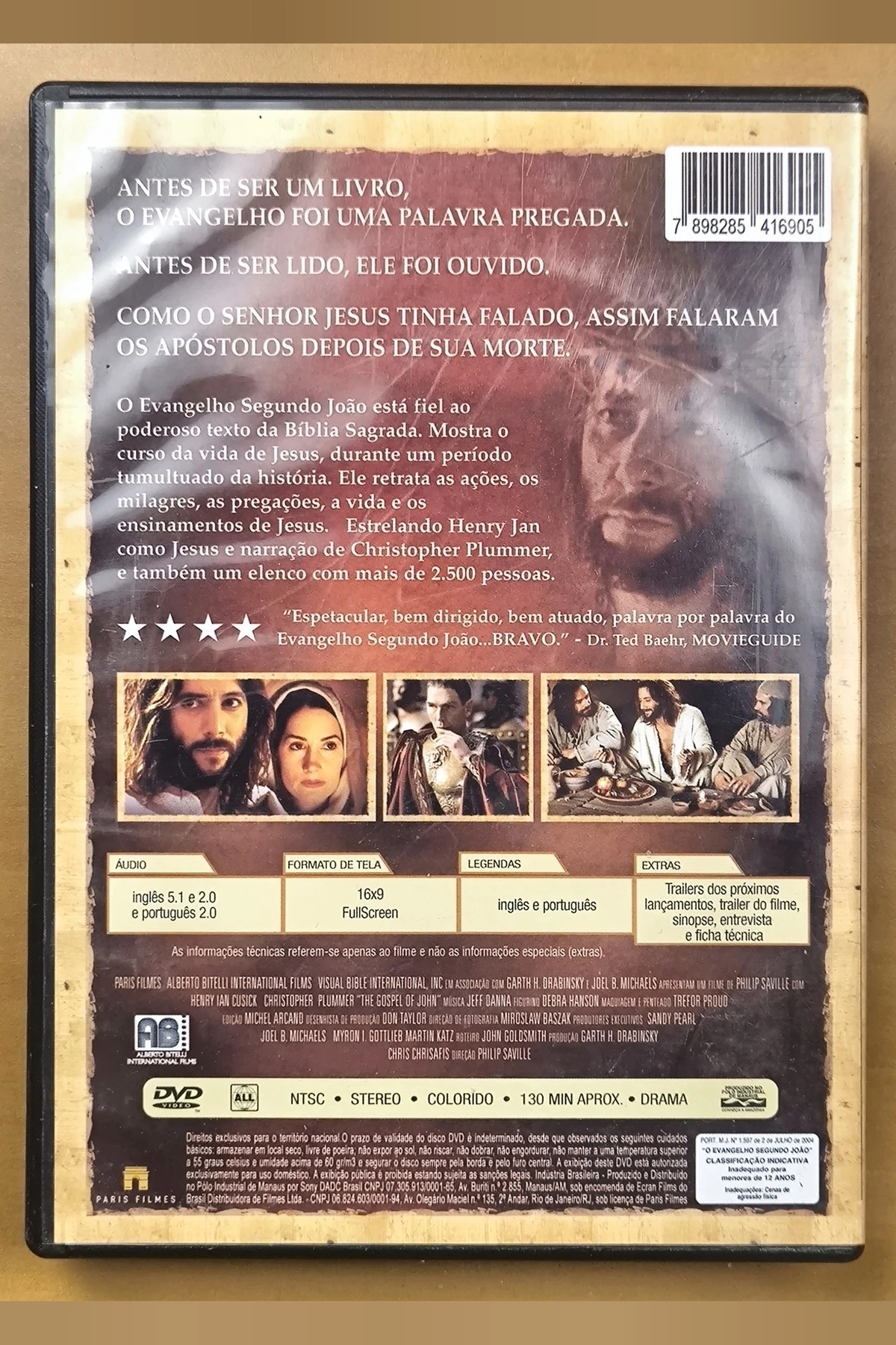The Gospel of John - Achterkant