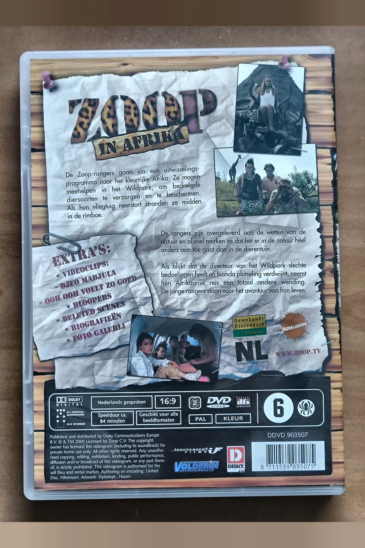 ZOOP in Afrika - Achterkant