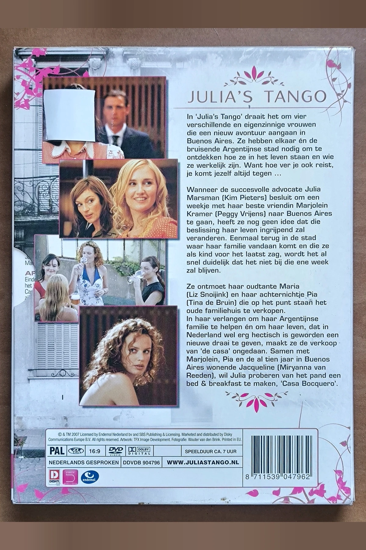 Julia's tango: Seizoen 1 - Achterkant