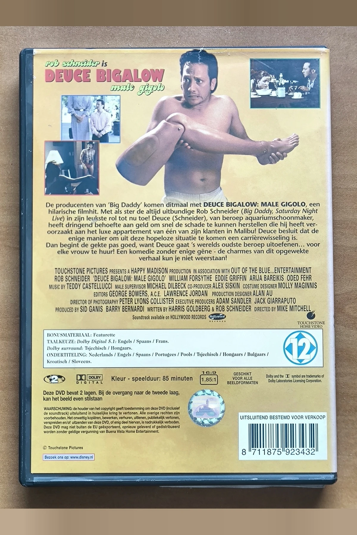Deuce Bigalow: Male Gigolo - Achterkant
