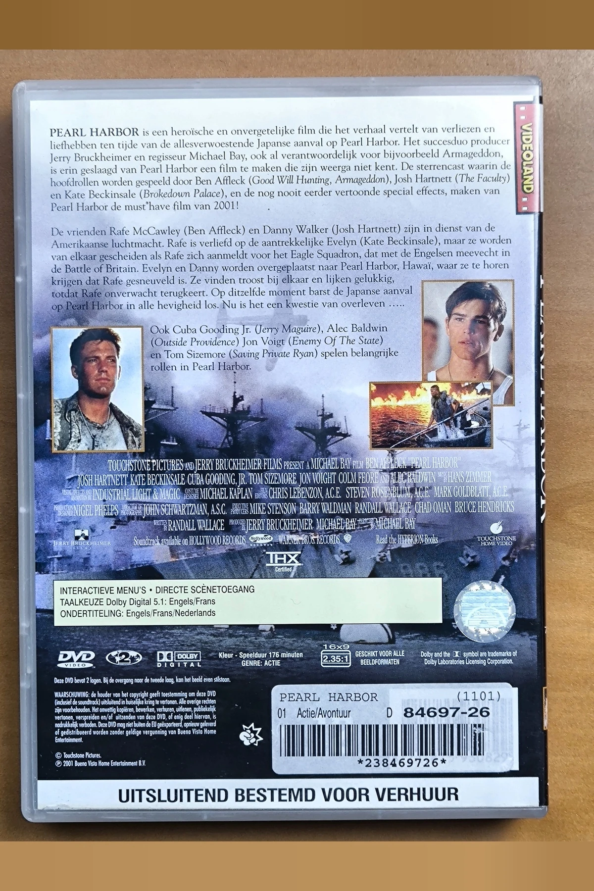 Pearl Harbor - Achterkant