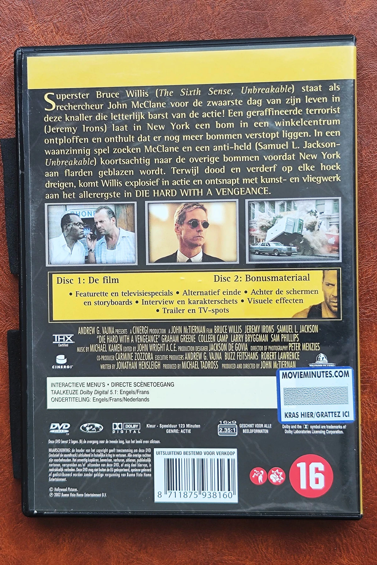 Die Hard with a Vengeance - Achterkant