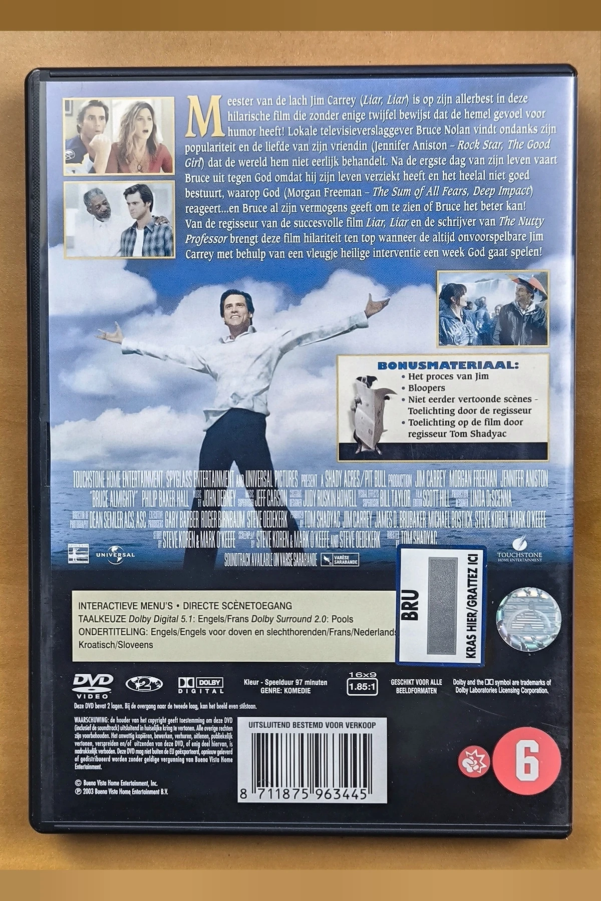 Bruce Almighty - Achterkant