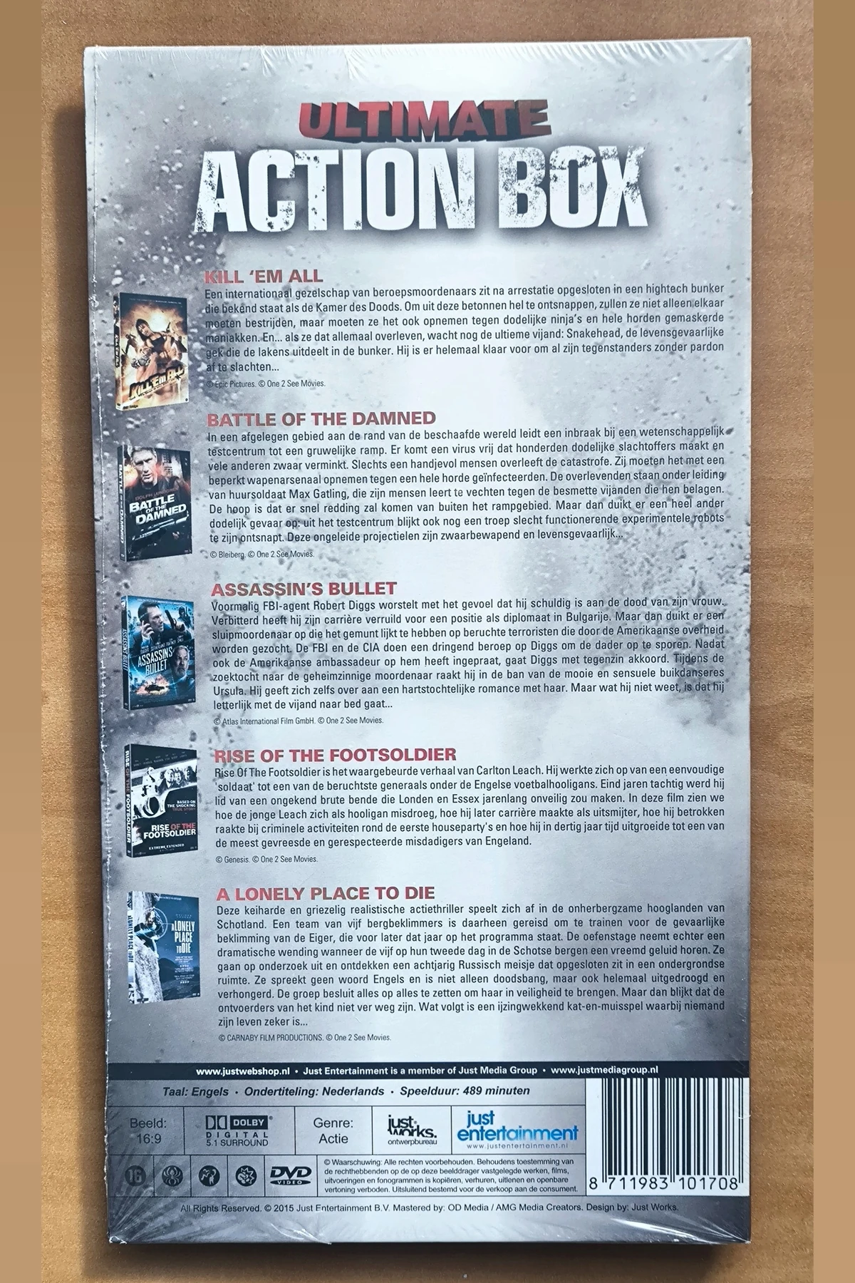 Ultimate Action Box - Achterkant
