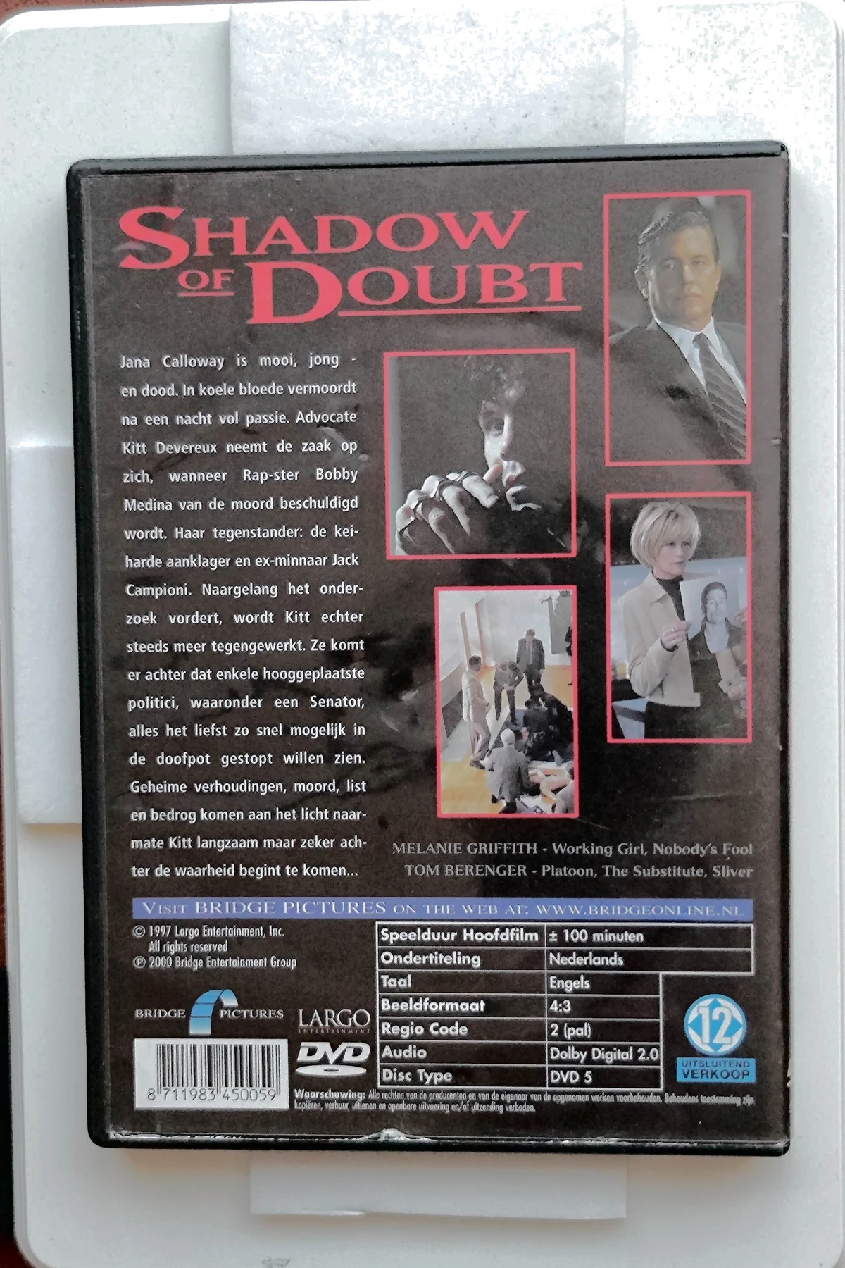 Shadow of Doubt - Achterkant