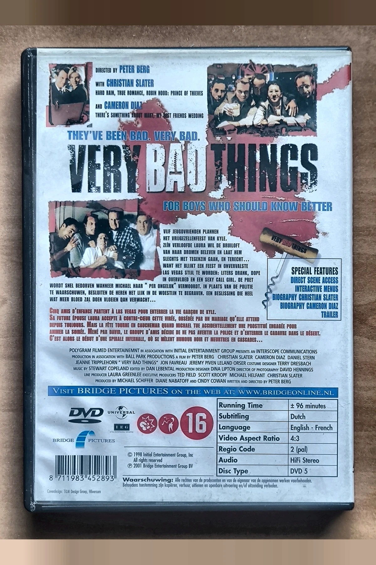 Very Bad Things - Achterkant