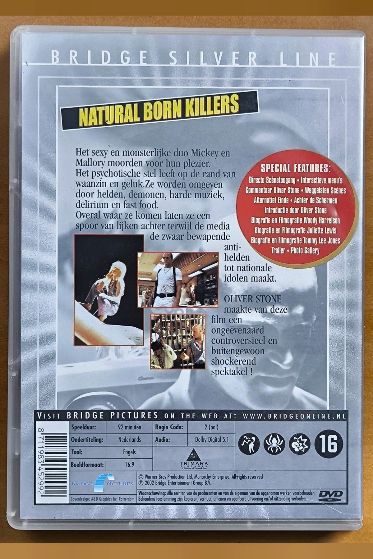 Natural Born Killers - Achterkant