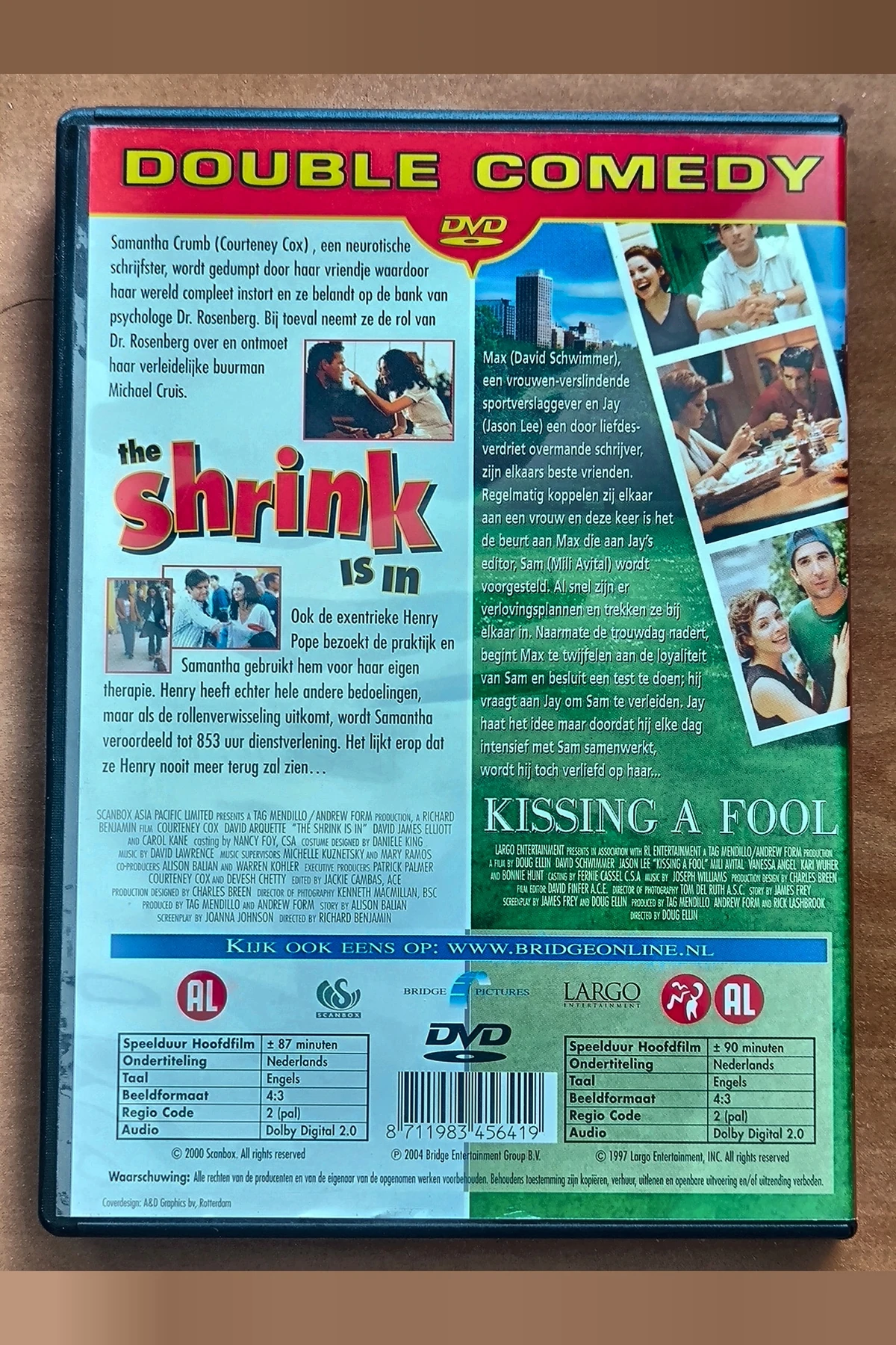 The Shrink is in / Kissing a Fool - Achterkant