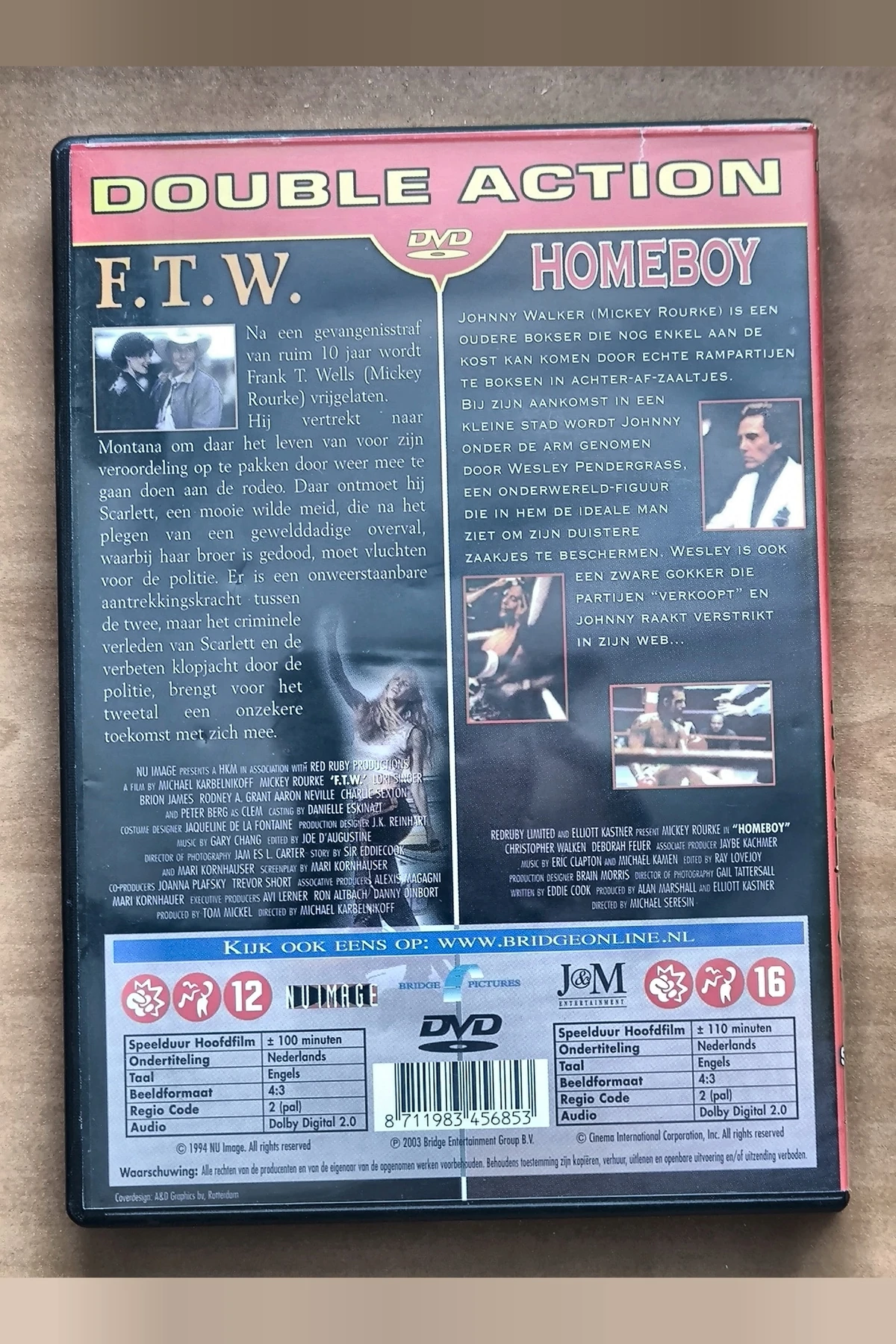Homeboy / F.T.W. - Achterkant