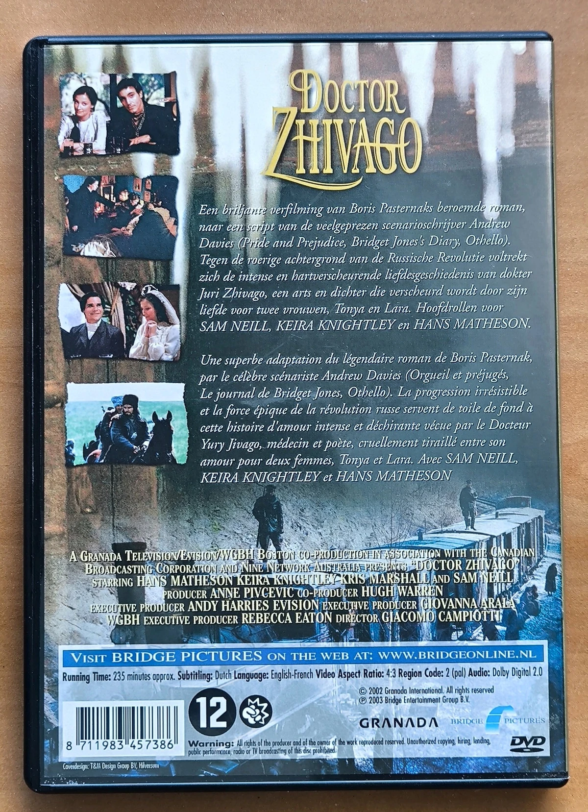 Doctor Zhivago - Achterkant