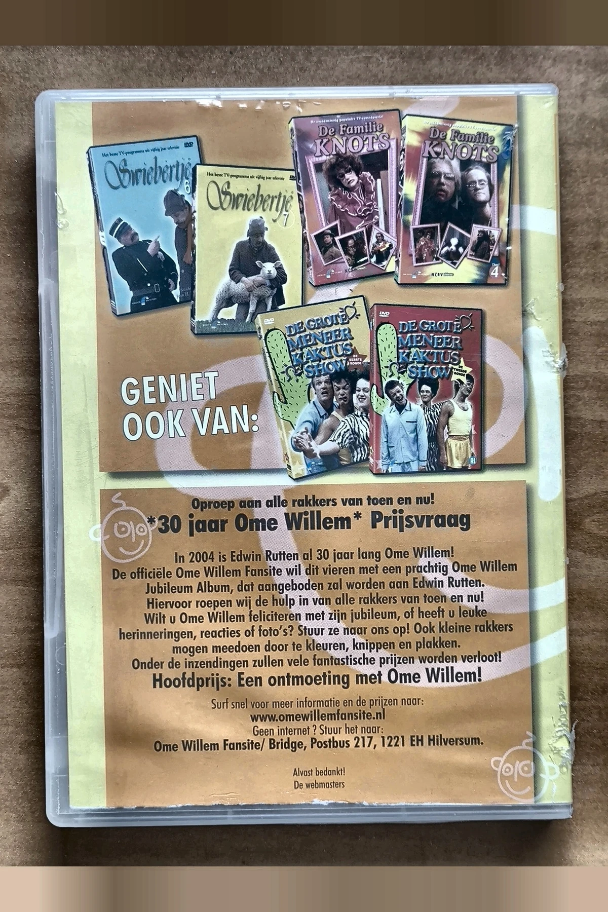 De Film Van Ome Willem 1: Joepie De Poepie! - Achterkant