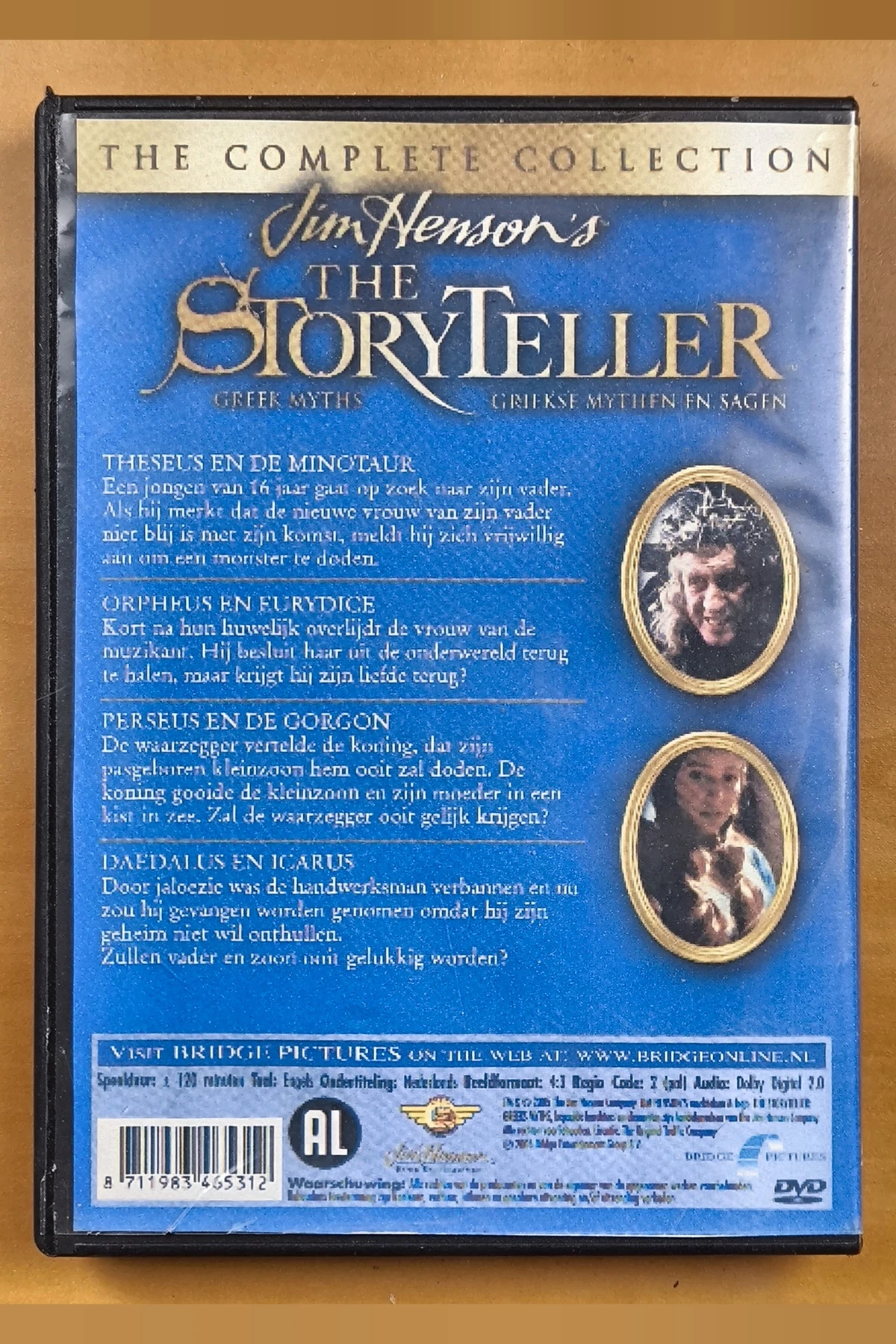 Jim Henson's The Storyteller: Greek Myths - Achterkant