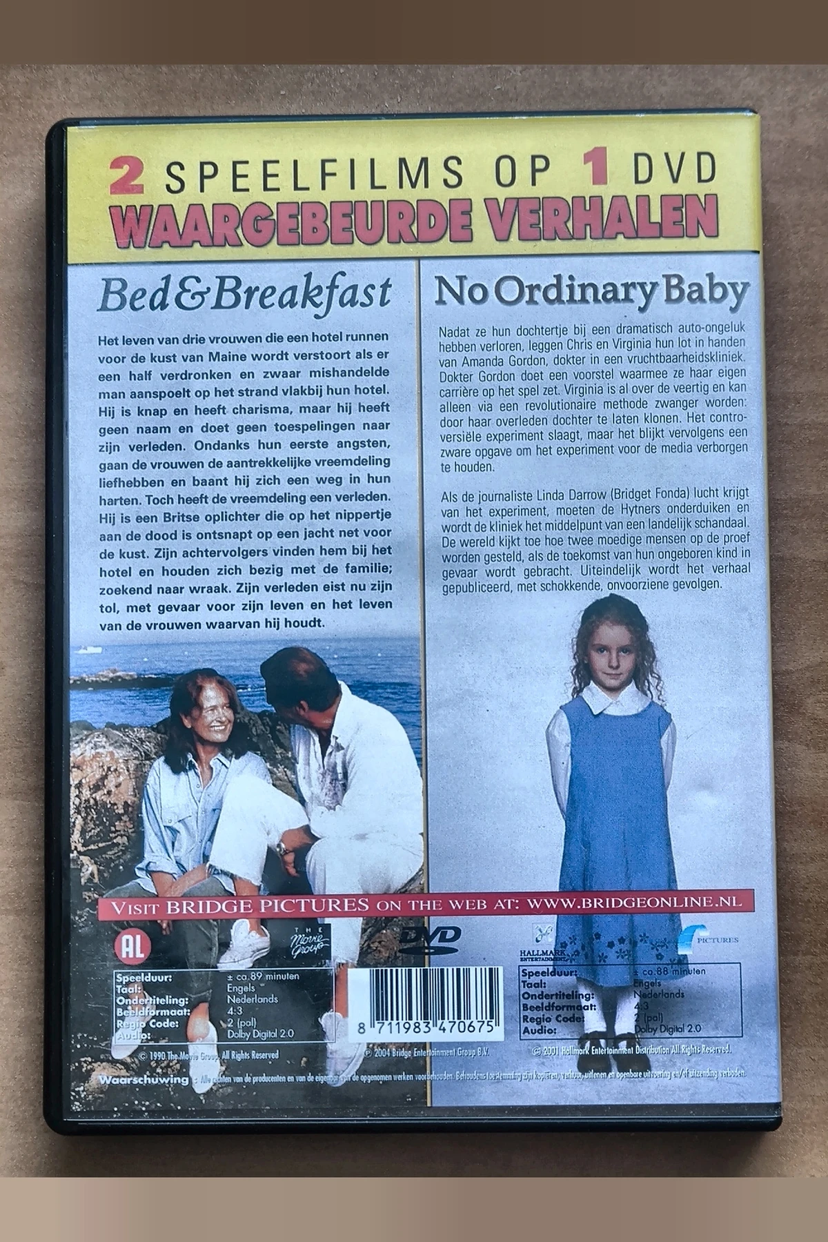 Bed & Breakfast | No Ordinary Baby - Achterkant