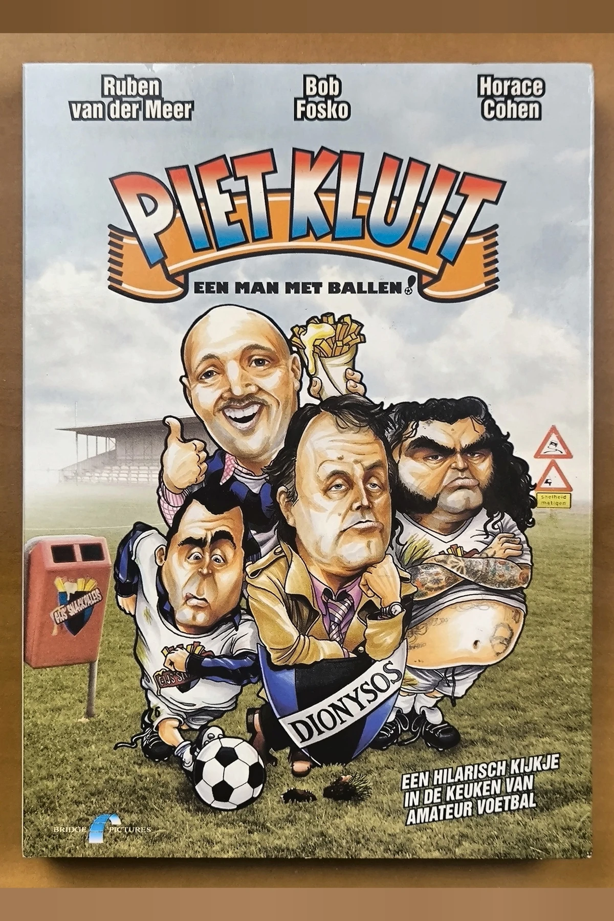 Piet Kluit, een man met ballen. - Voorkant
