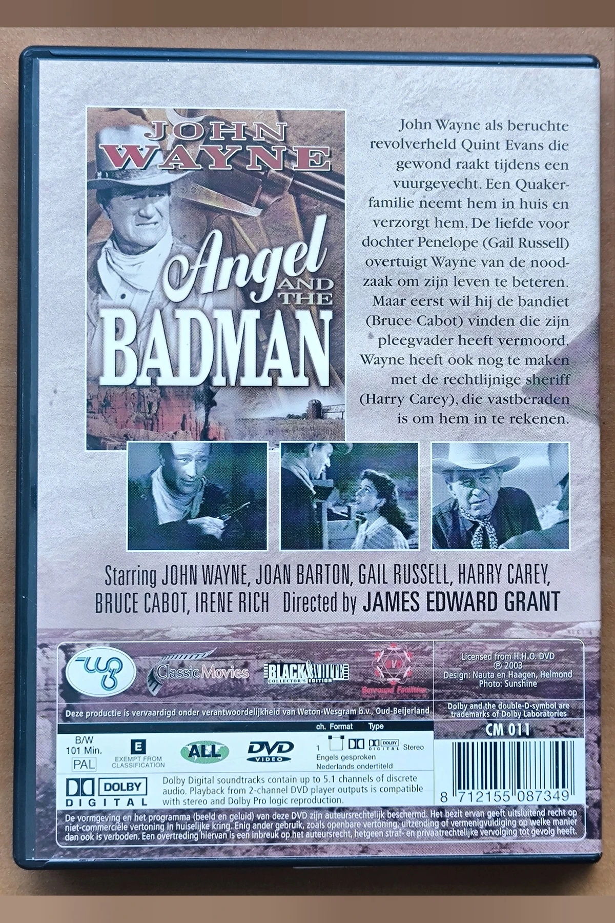 Angel and the Badman - Achterkant