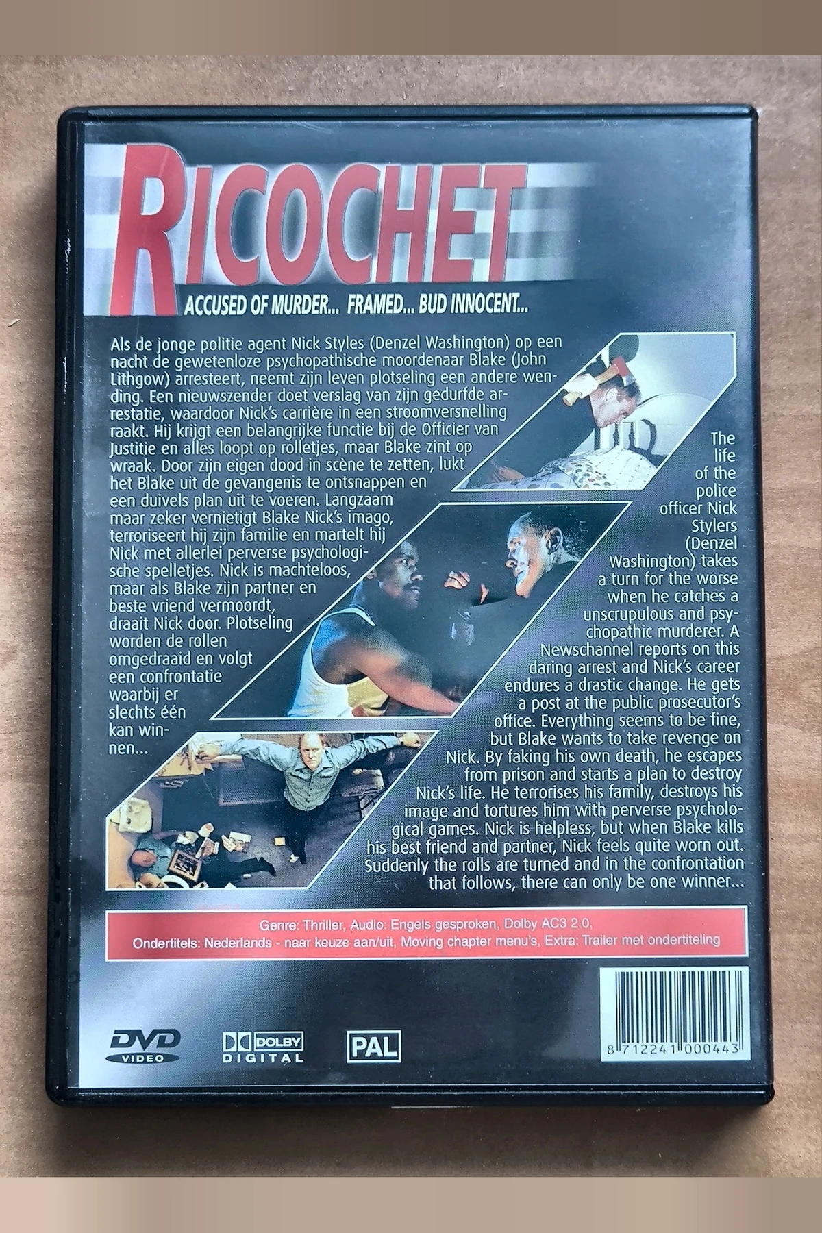 Ricochet - Achterkant
