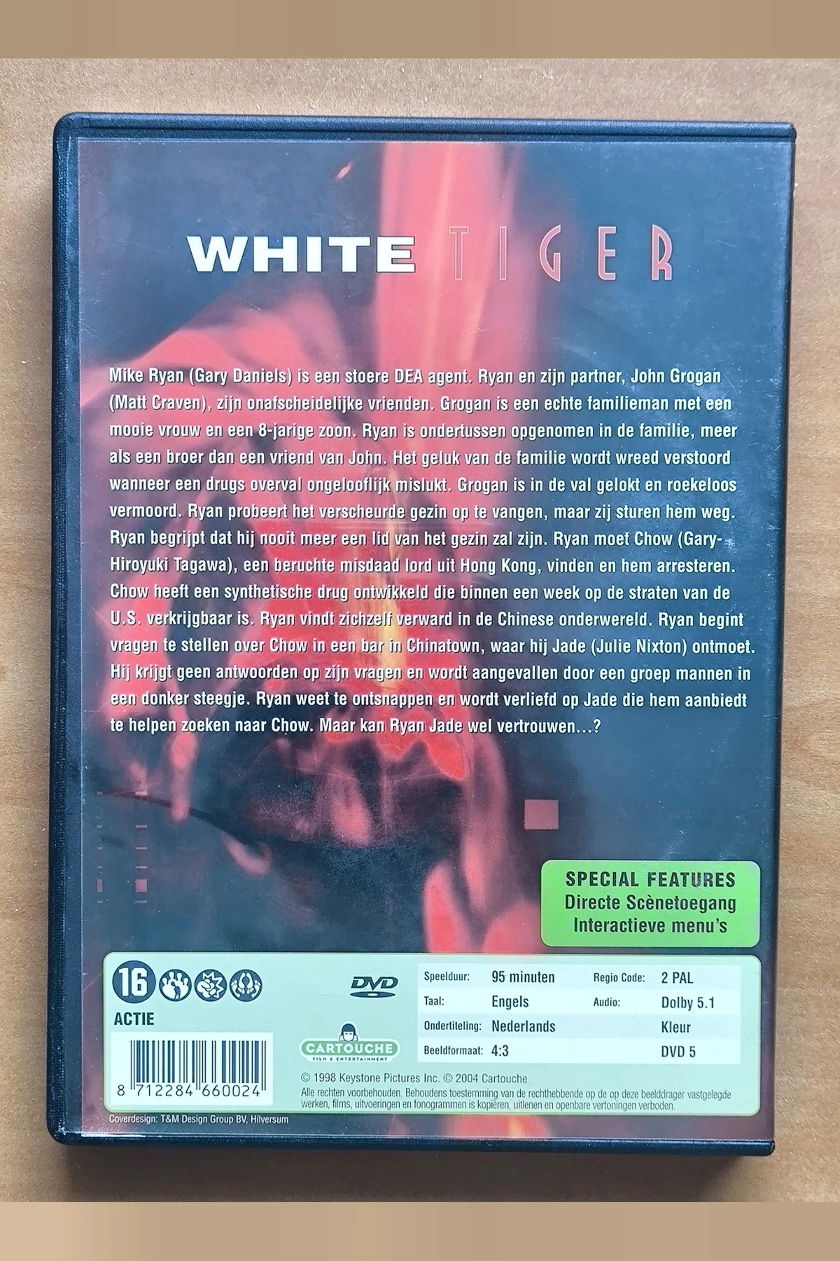 White Tiger - Achterkant