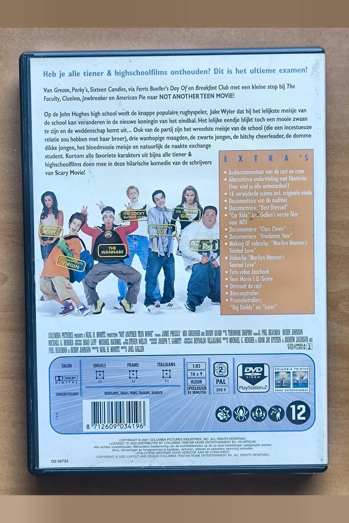 Not Another Teen Movie - Achterkant