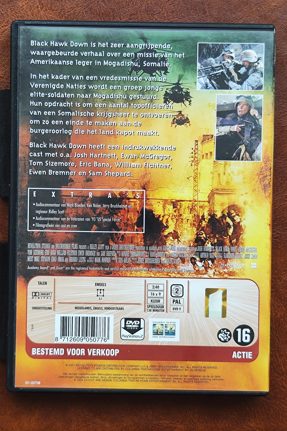 Black Hawk Down - Achterkant