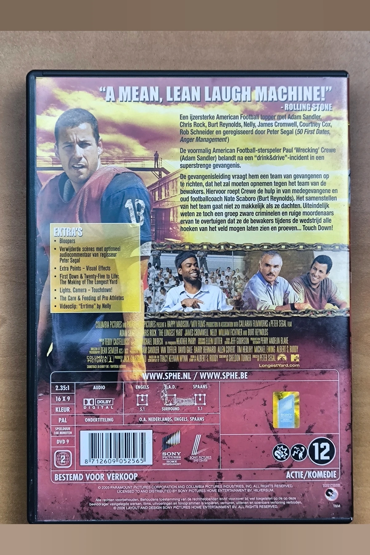 The Longest Yard - Achterkant