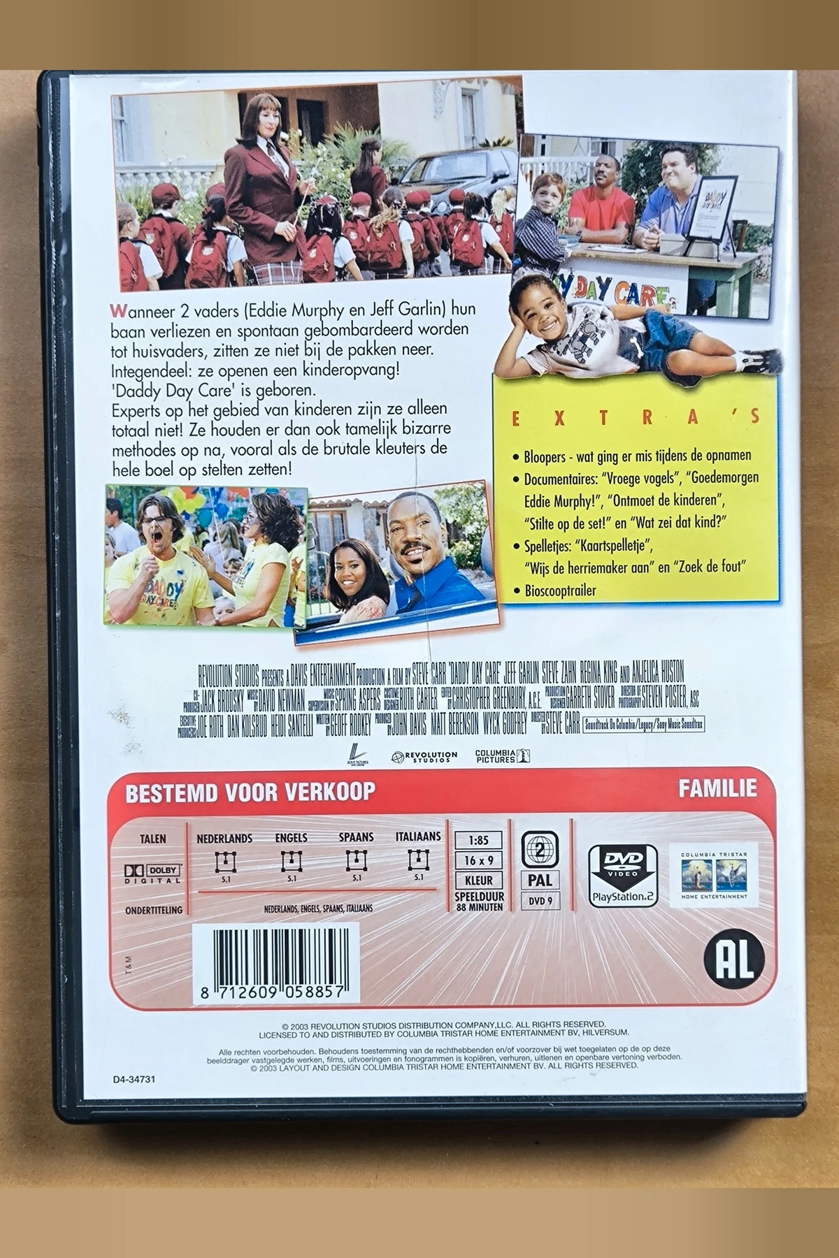Daddy Day Care - Achterkant