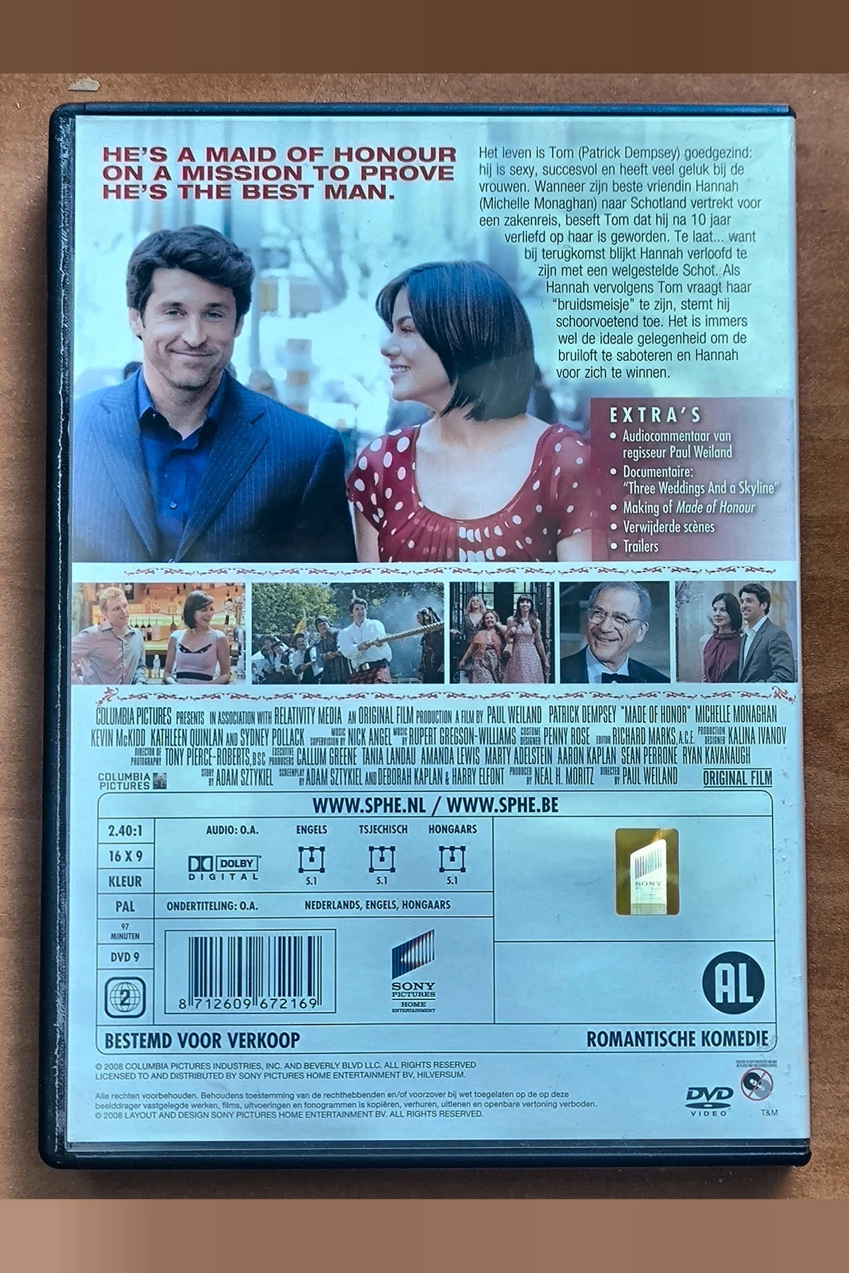 Made of Honor - Achterkant