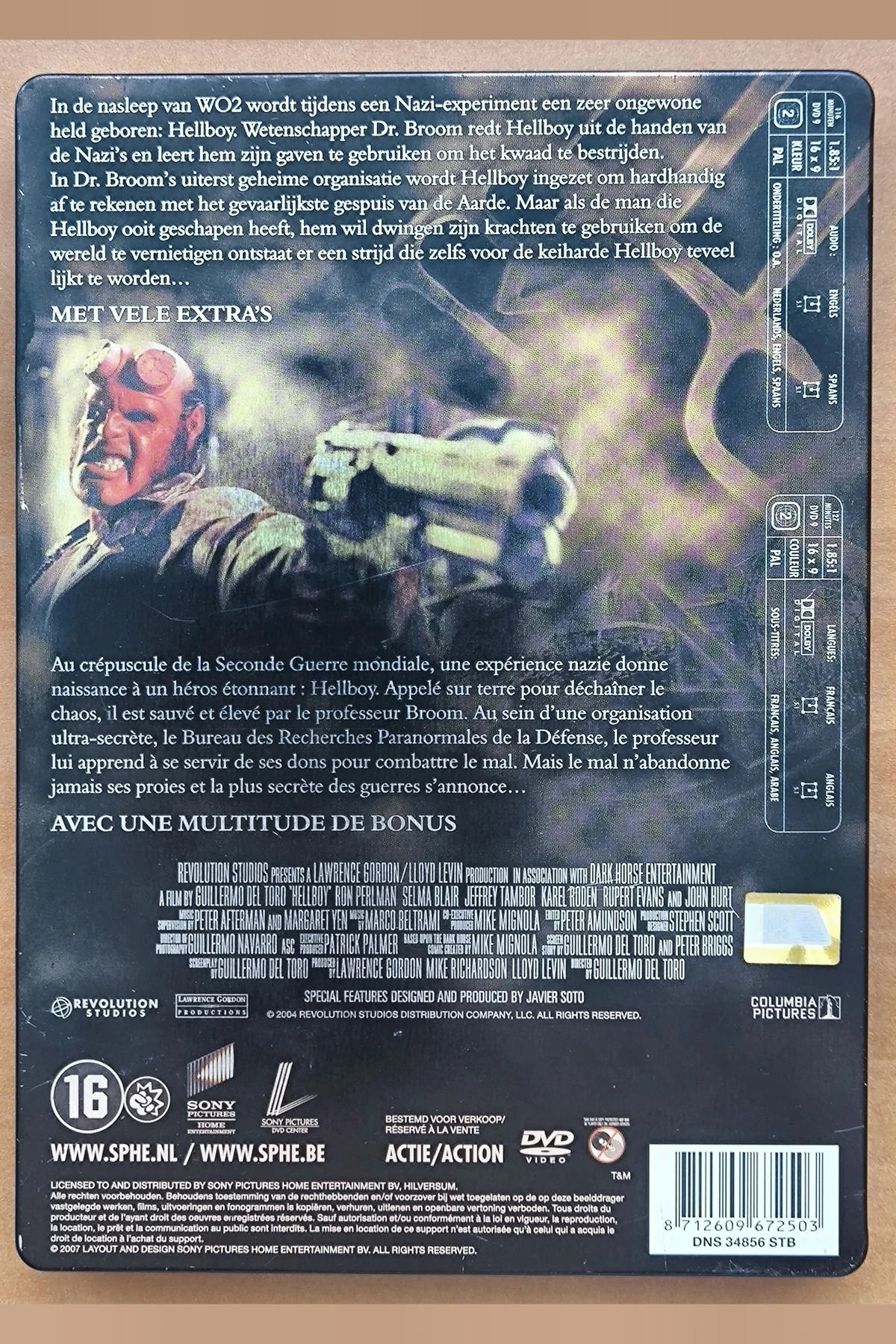 Hellboy - Achterkant