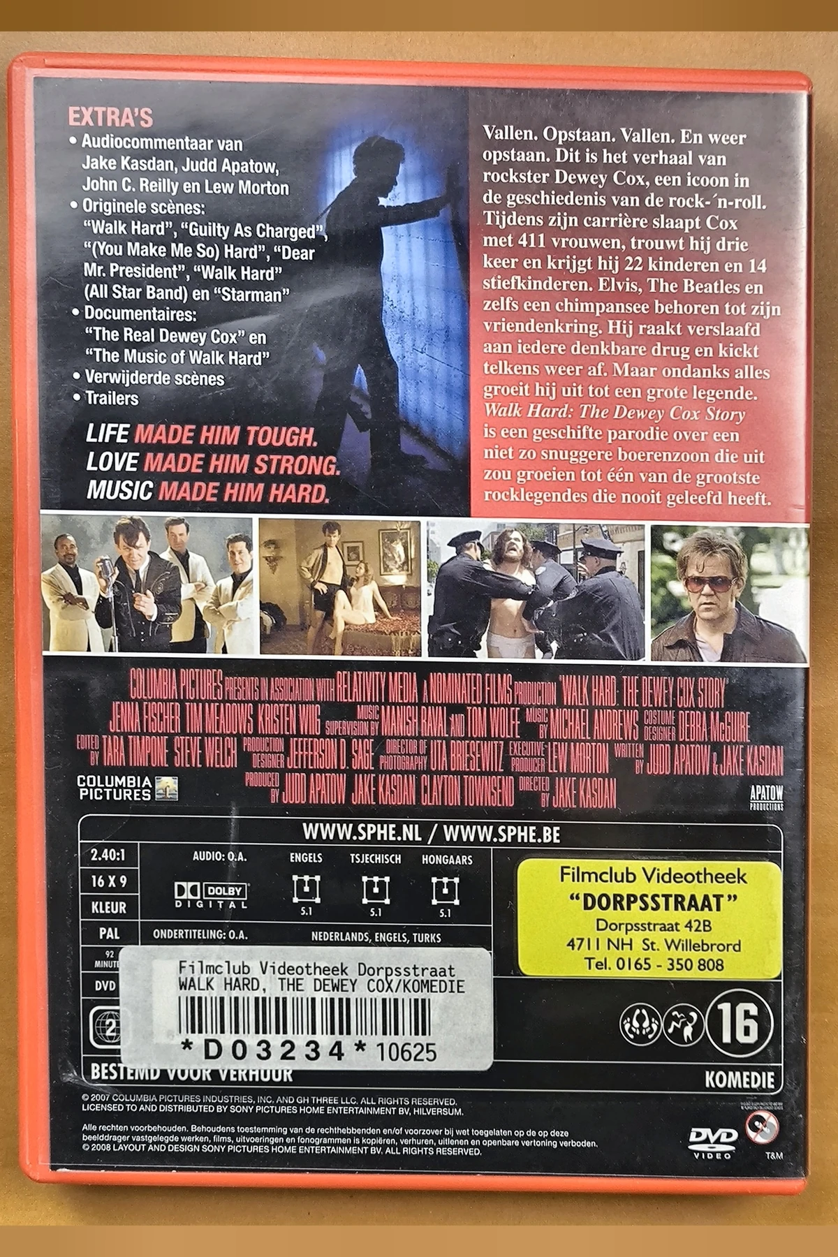 Walk Hard: The Dewey Cox Story - Achterkant