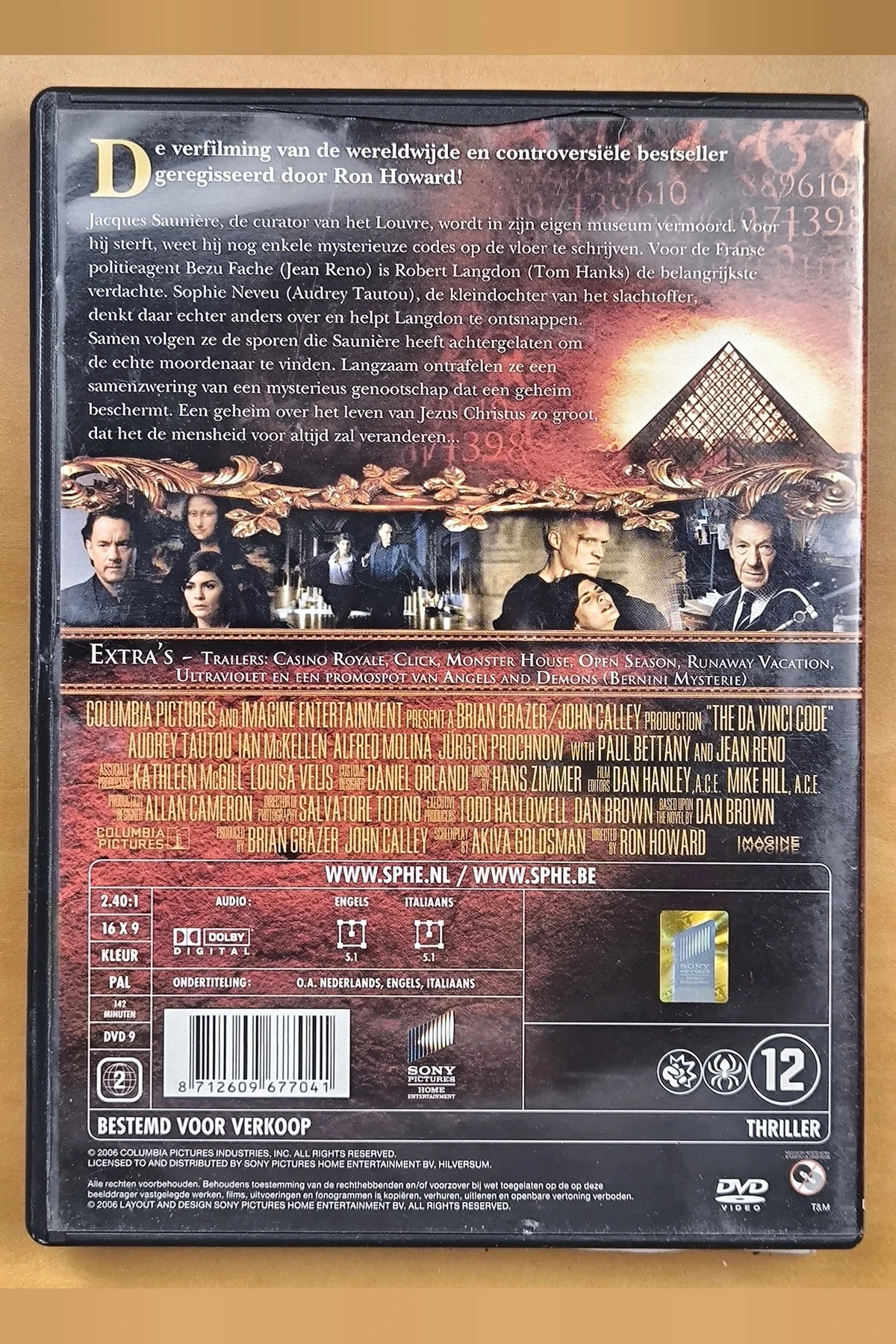 The Da Vinci Code - Achterkant