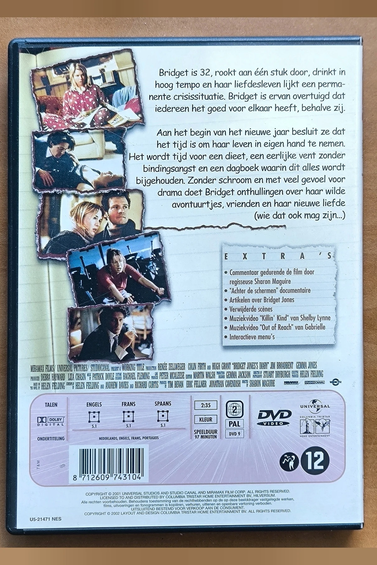 Bridget Jones's Diary - Achterkant