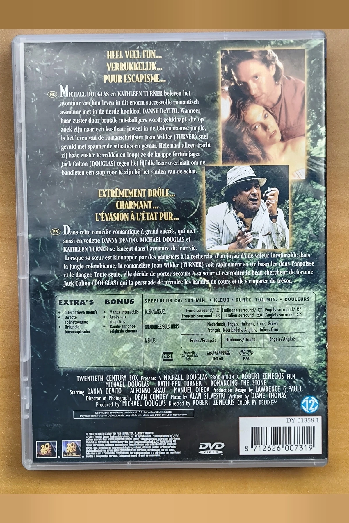 Romancing the Stone - Achterkant