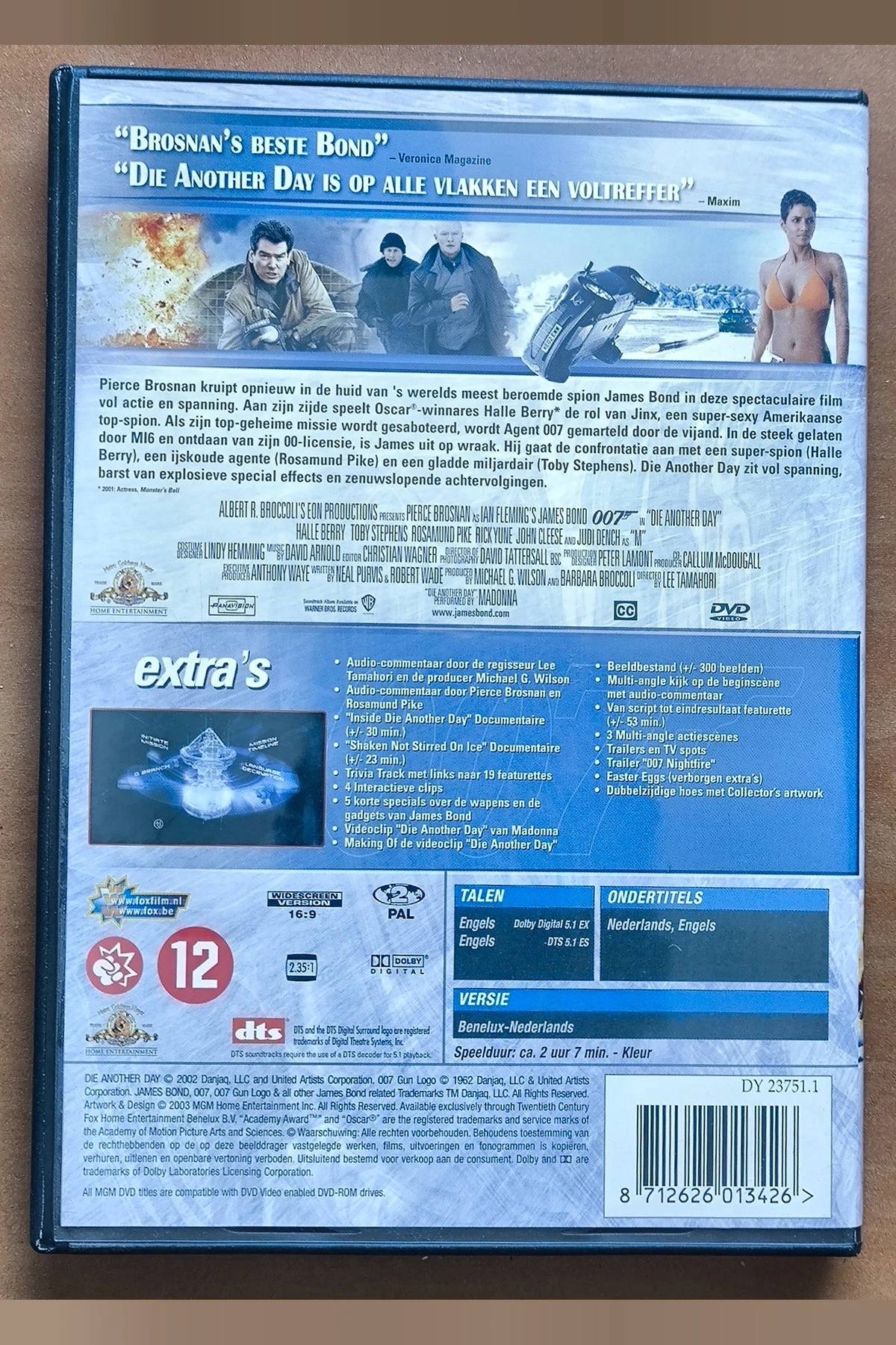 Die Another Day - Achterkant