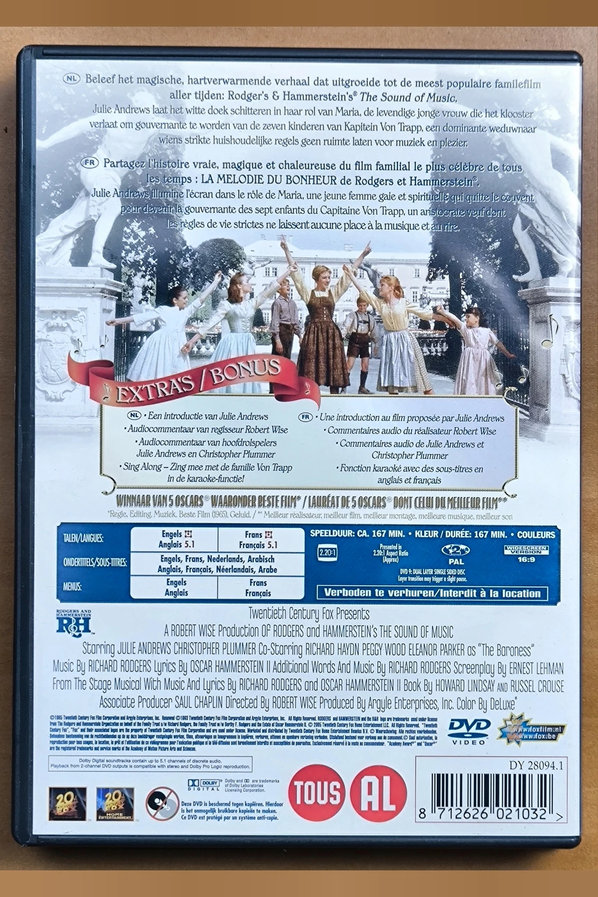 The Sound of Music - Achterkant