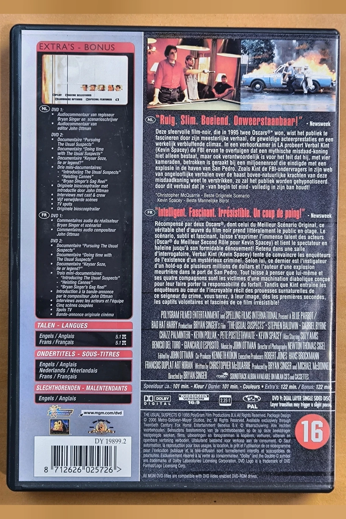 The Usual Suspects - Achterkant