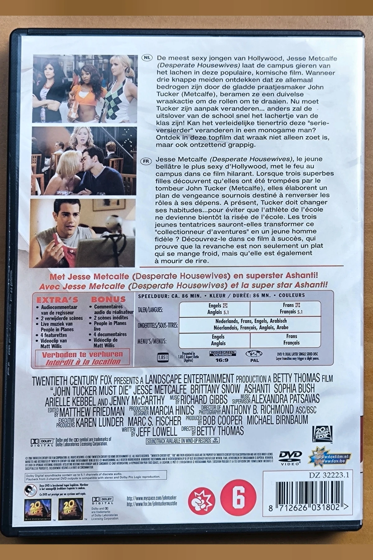 John Tucker Must Die - Achterkant