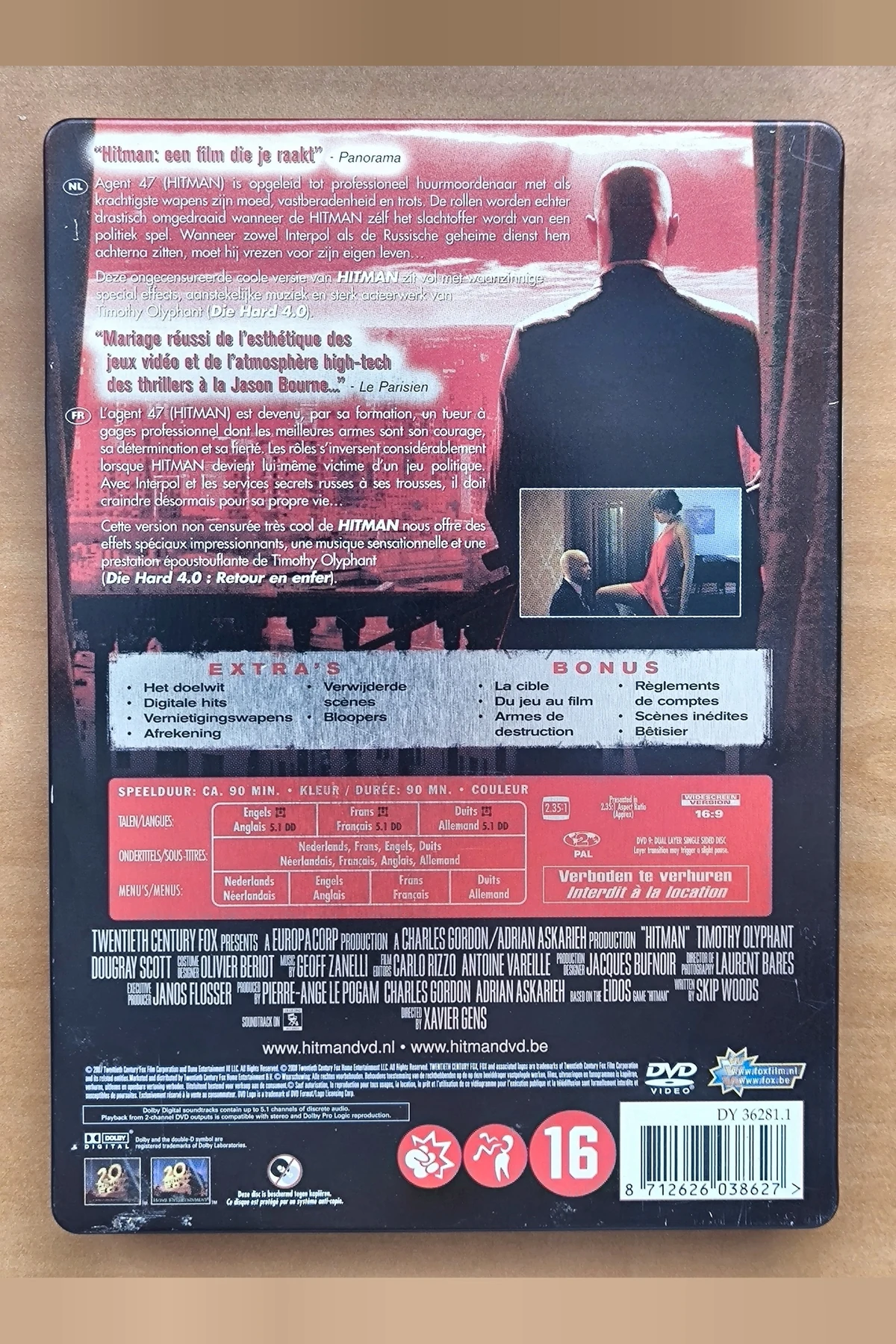 Hitman - Achterkant