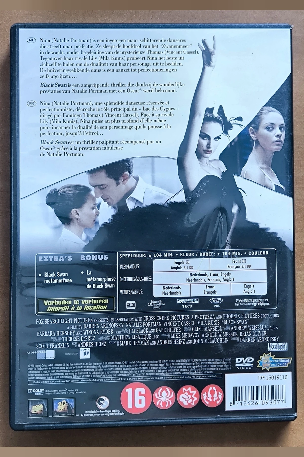 Black Swan - Achterkant