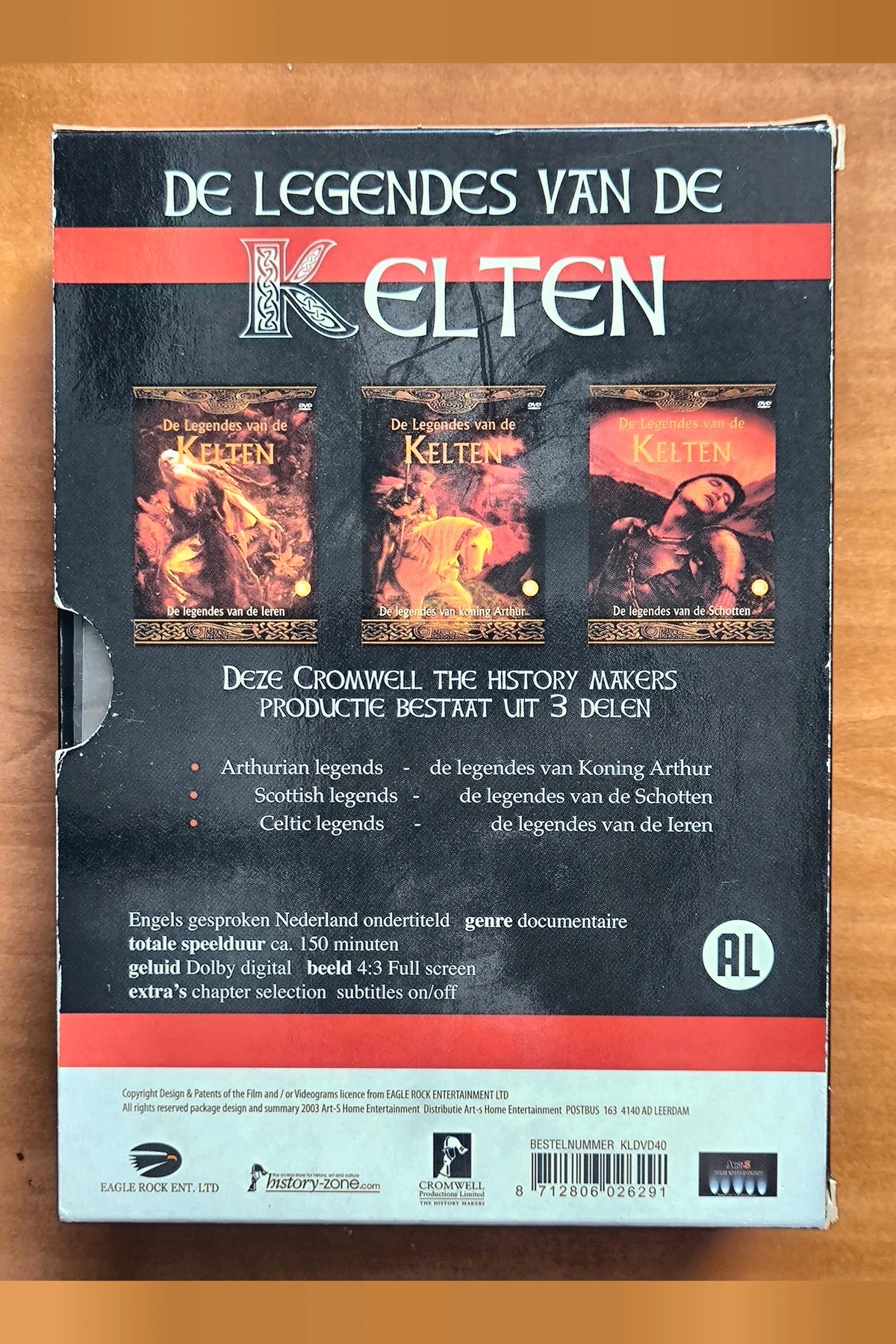 De Legendes Van De Kelten - Achterkant