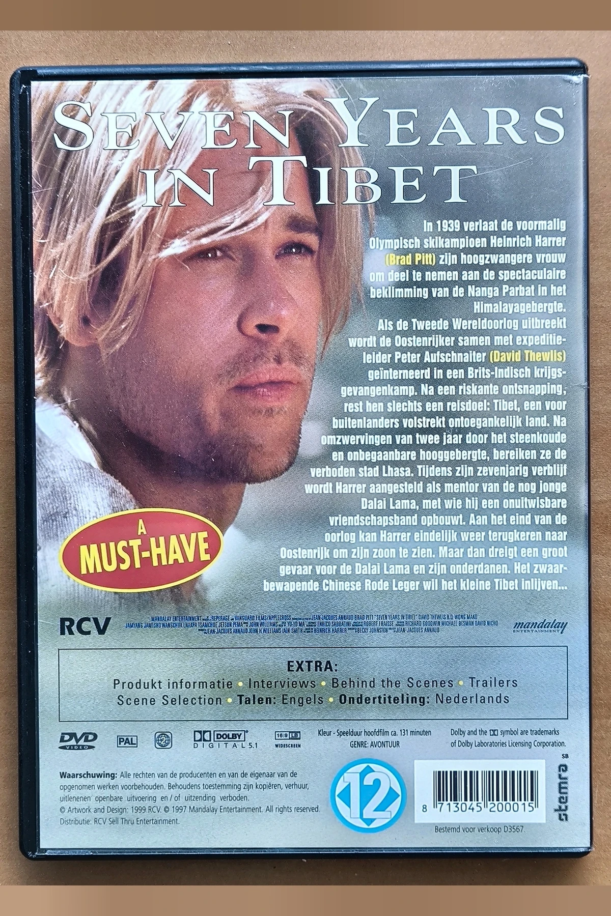 Seven Years in Tibet - Achterkant