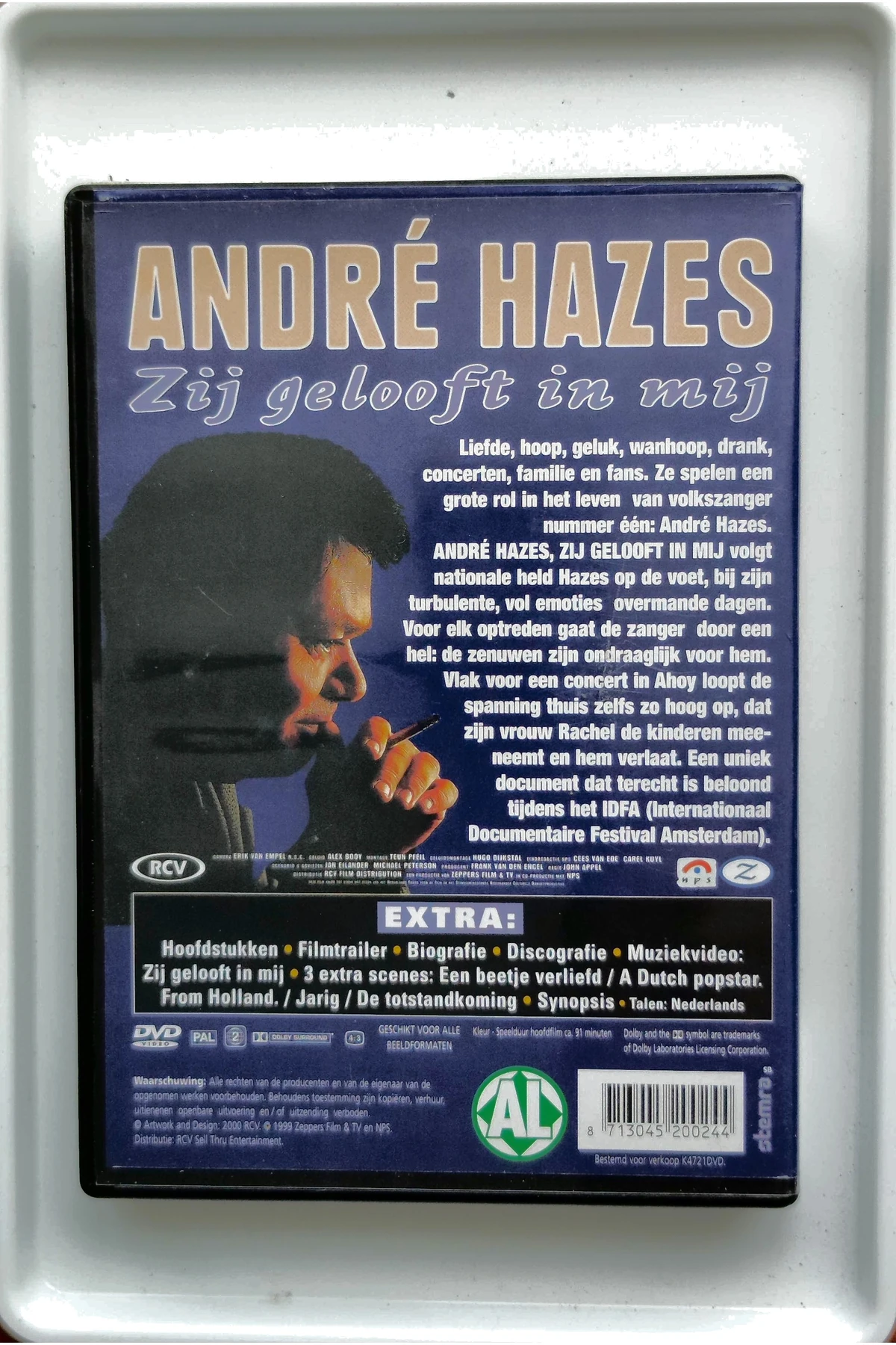 André Hazes, zij gelooft in mij - Achterkant