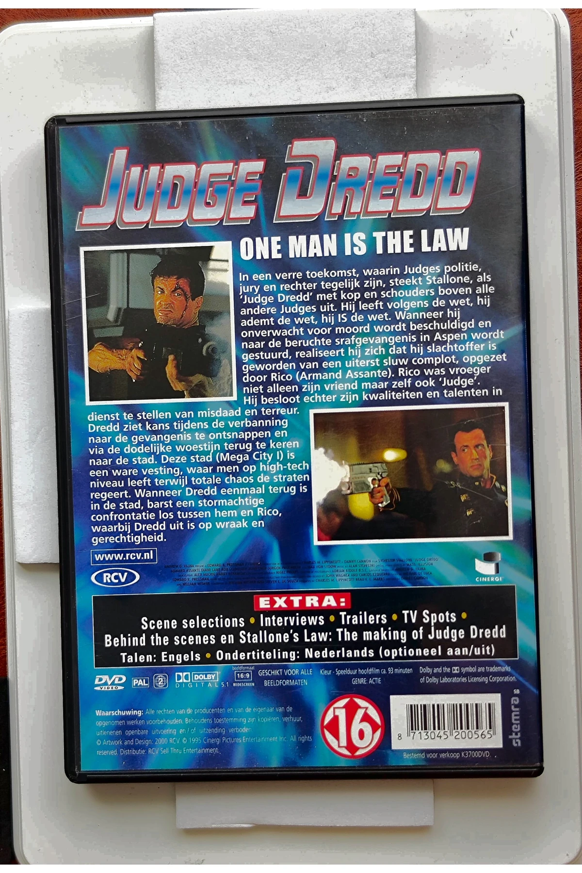 Judge Dredd - Achterkant