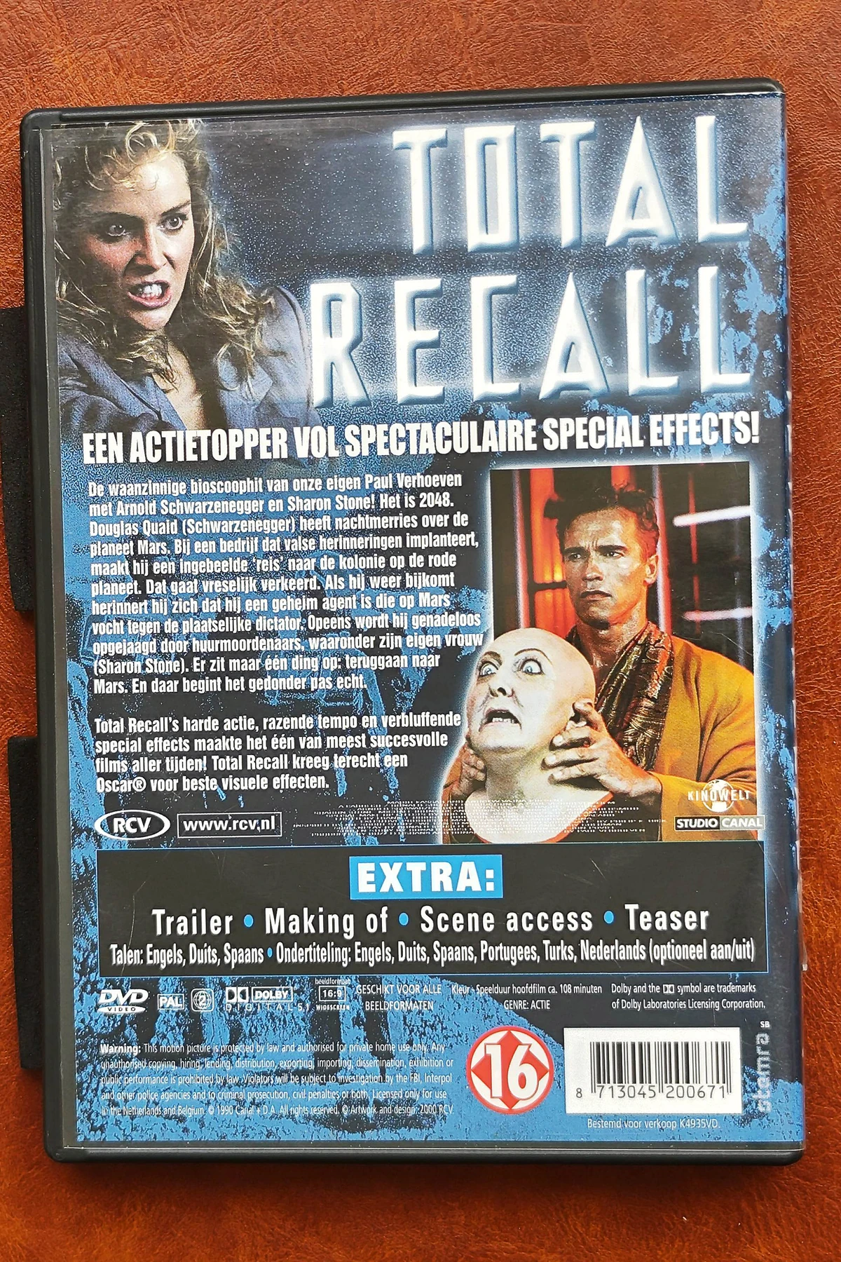 Total Recall - Achterkant