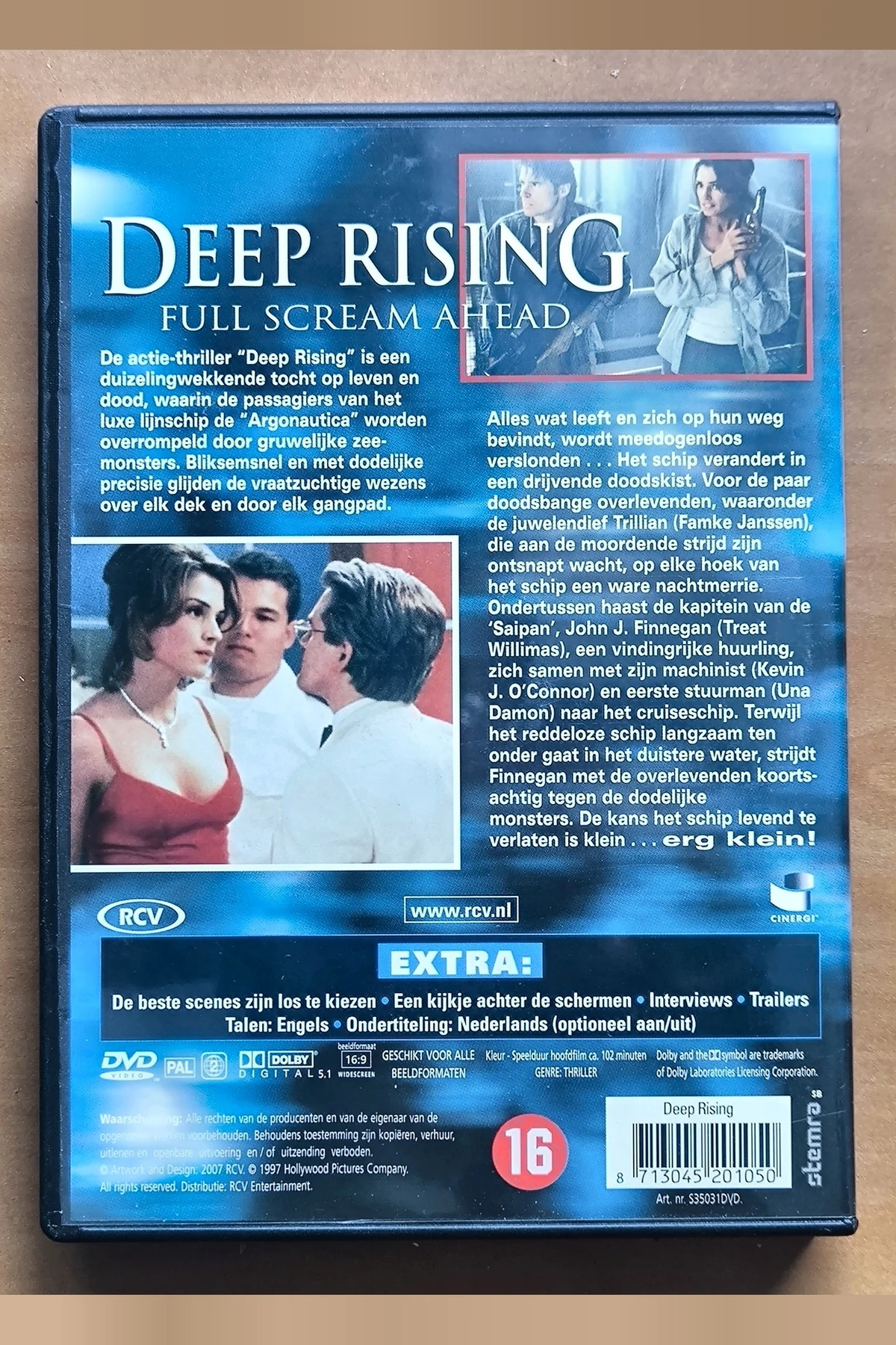 Deep Rising - Achterkant