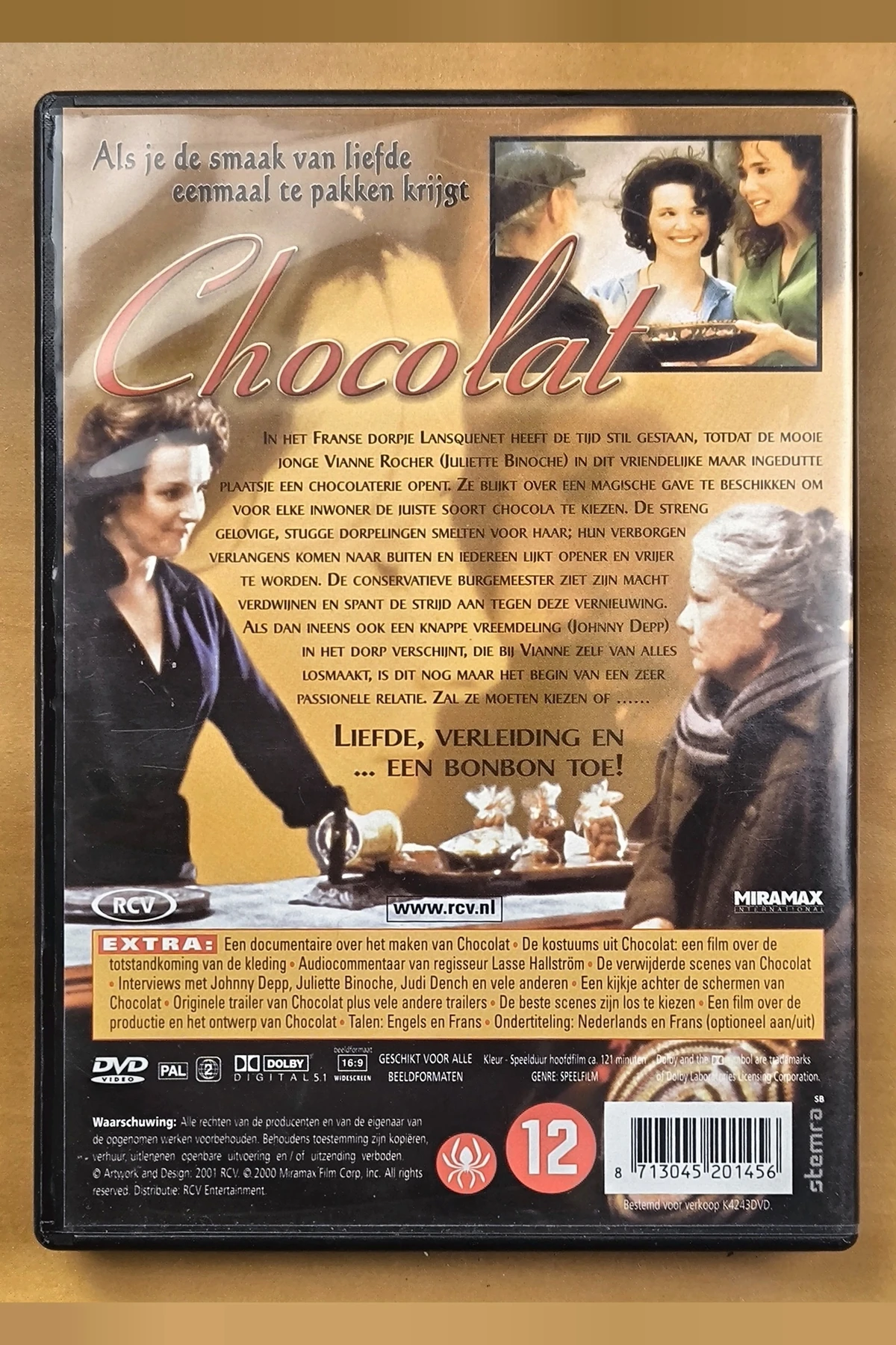 Chocolat - Achterkant