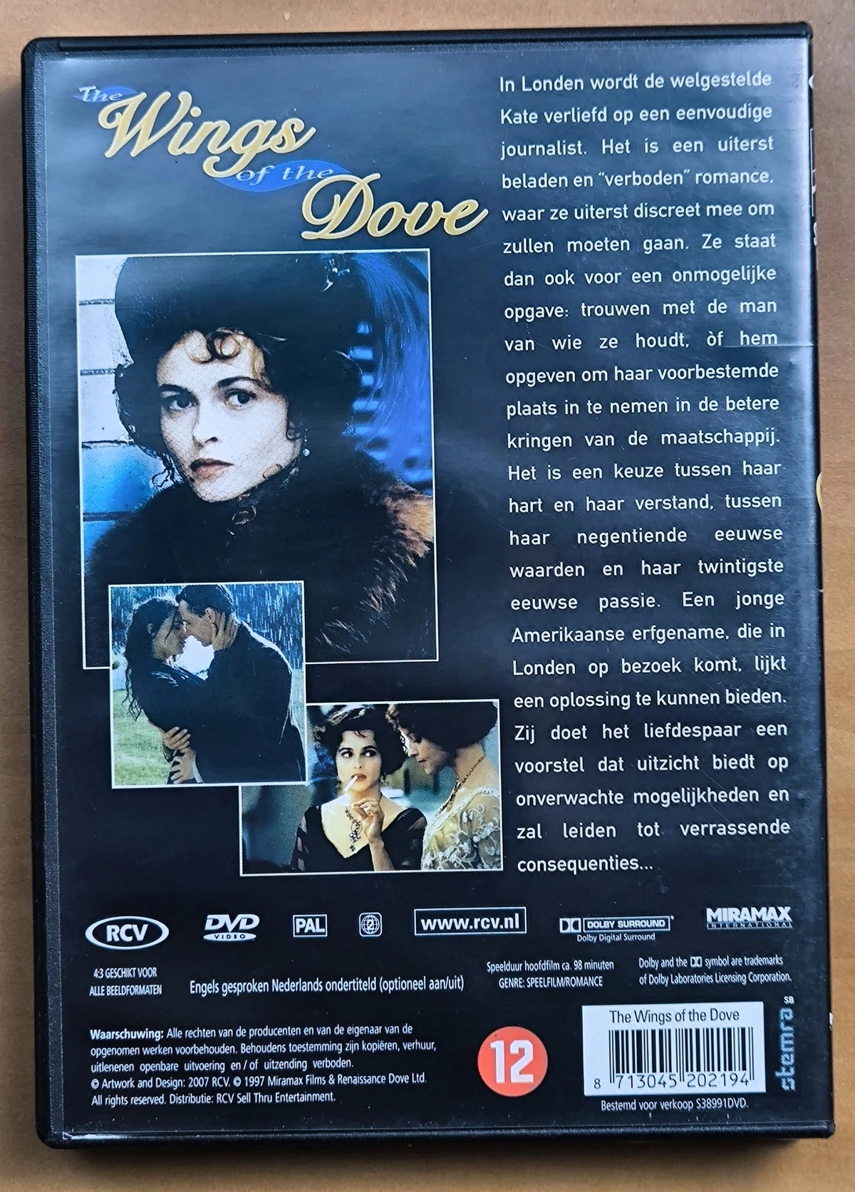The Wings of the Dove - Achterkant