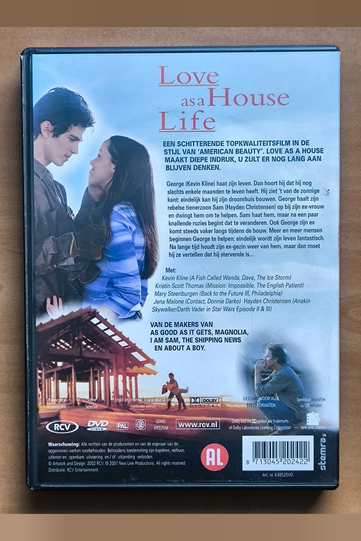 Life as a House - Achterkant